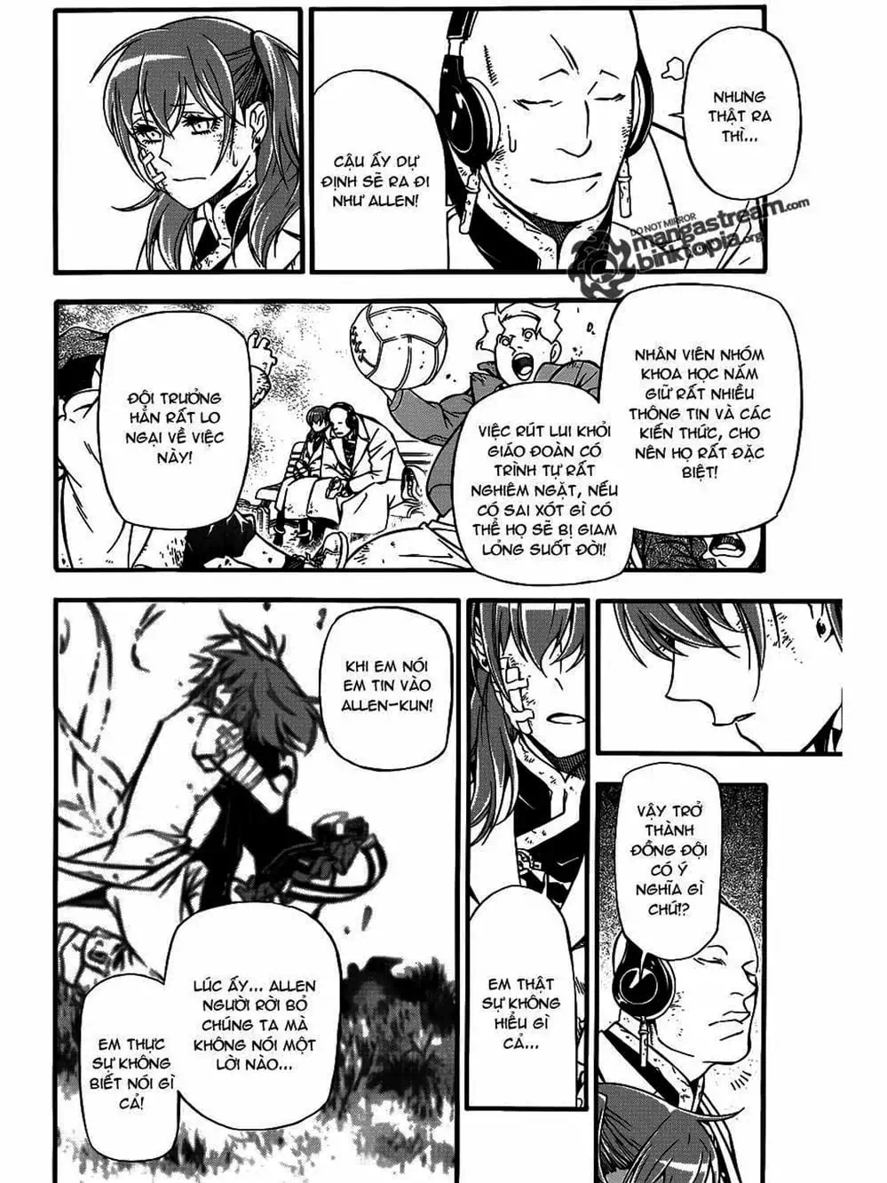 Truyện Tranh Quái Vật Sinh Ra Từ Linh Hồn Chết Chóc - D. Gray-Man trang 8