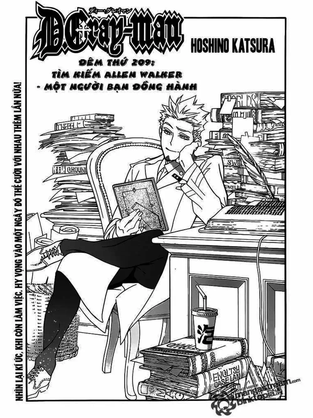 Truyện Tranh Quái Vật Sinh Ra Từ Linh Hồn Chết Chóc - D. Gray-Man trang 8