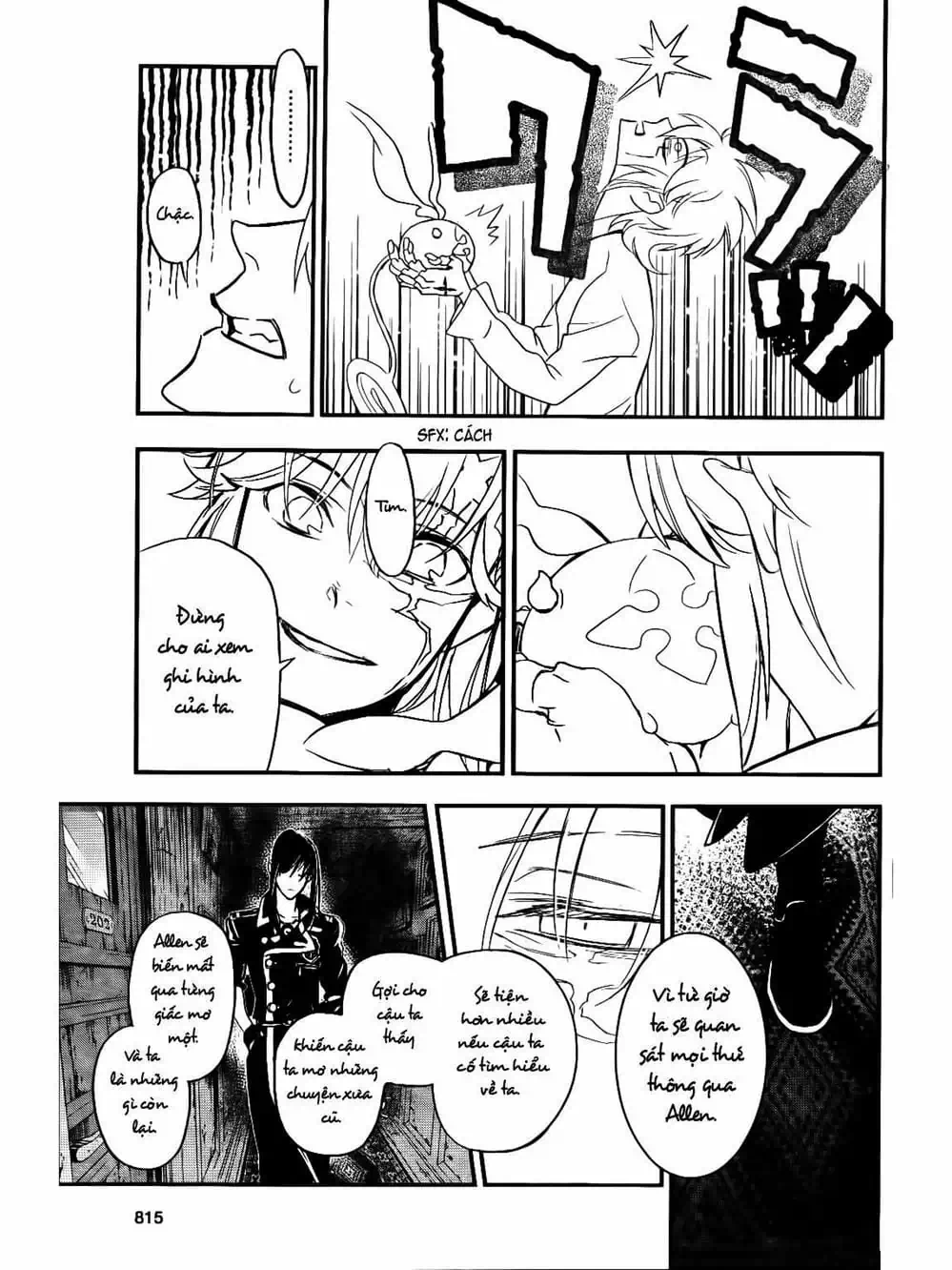 Truyện Tranh Quái Vật Sinh Ra Từ Linh Hồn Chết Chóc - D. Gray-Man trang 8