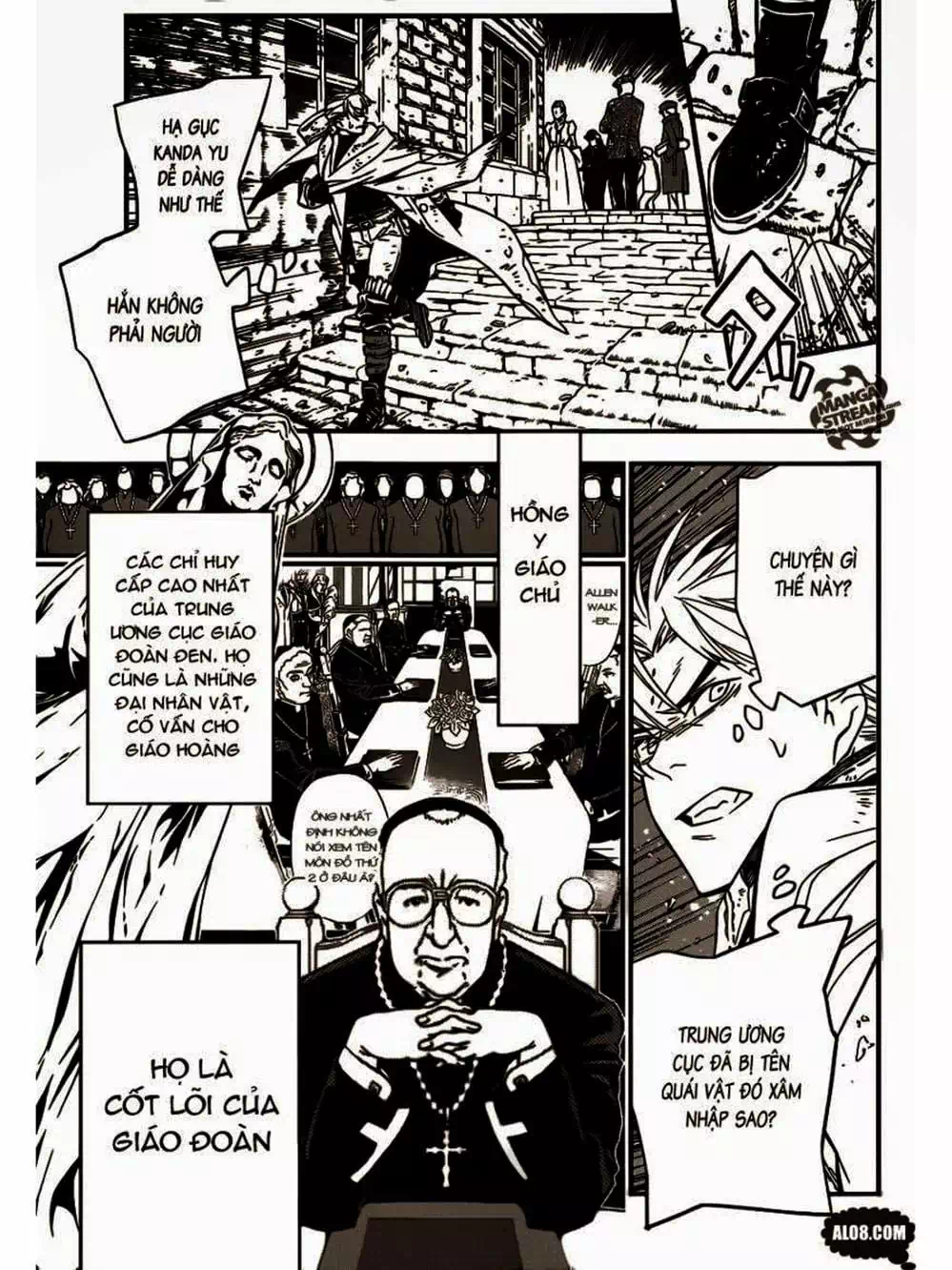 Truyện Tranh Quái Vật Sinh Ra Từ Linh Hồn Chết Chóc - D. Gray-Man trang 8