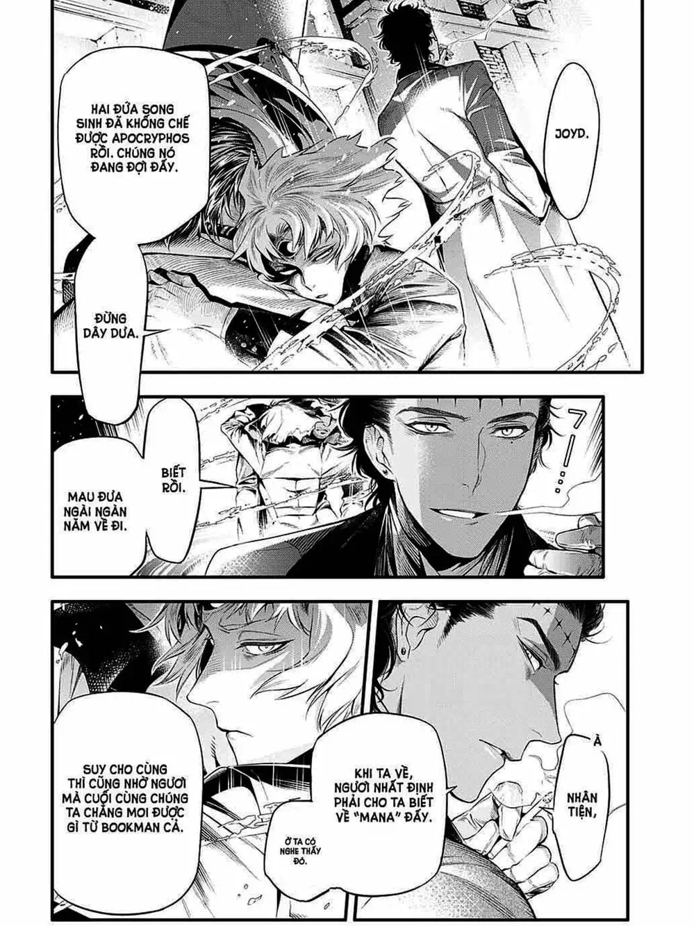 Truyện Tranh Quái Vật Sinh Ra Từ Linh Hồn Chết Chóc - D. Gray-Man trang 8