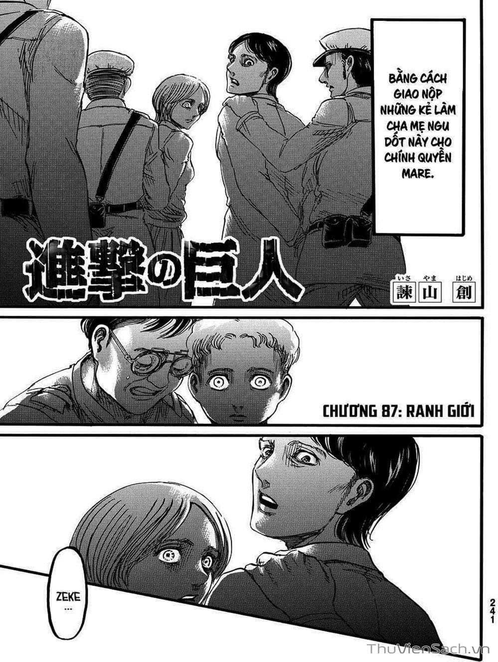 Truyện Tranh Đại Chiến Titan - Attack On Titan trang 8