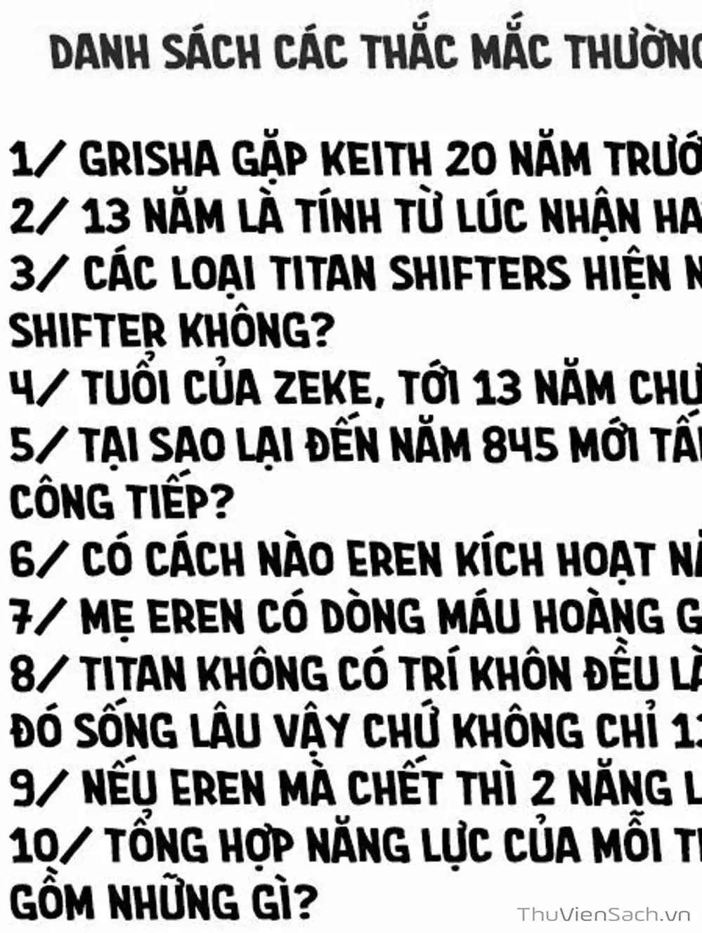 Truyện Tranh Đại Chiến Titan - Attack On Titan trang 8