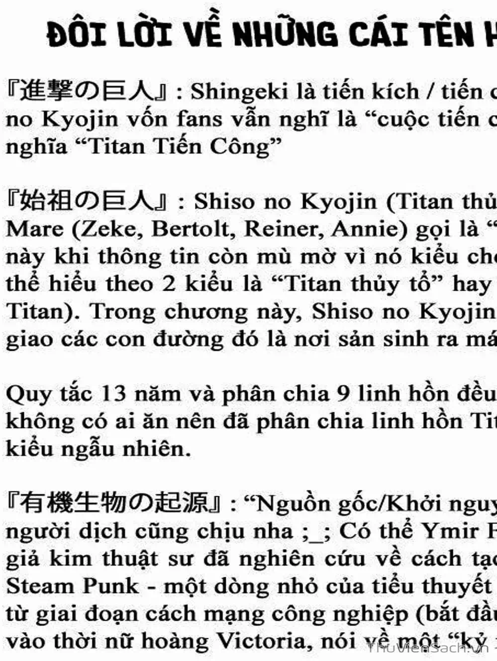 Truyện Tranh Đại Chiến Titan - Attack On Titan trang 8