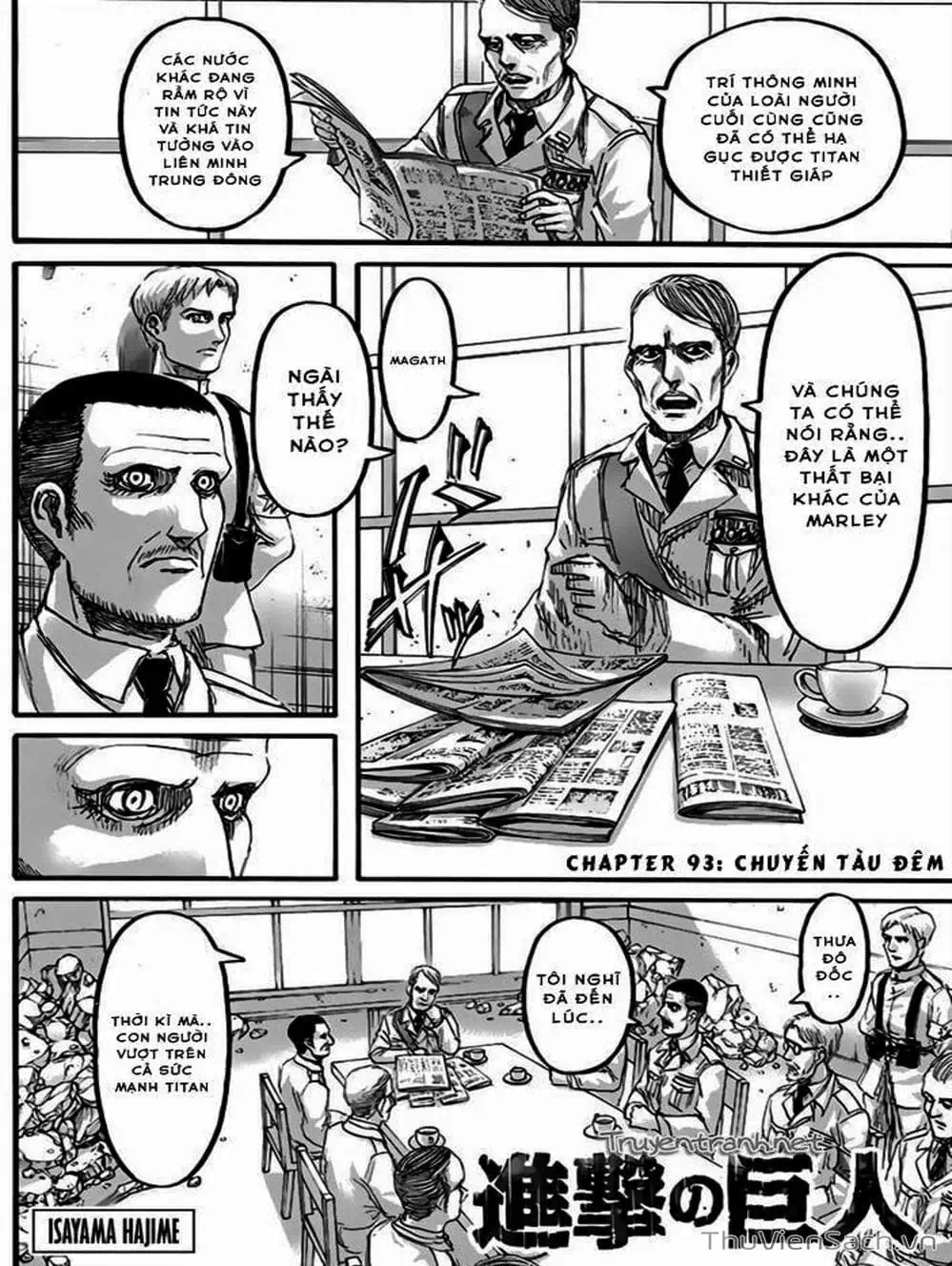 Truyện Tranh Đại Chiến Titan - Attack On Titan trang 8