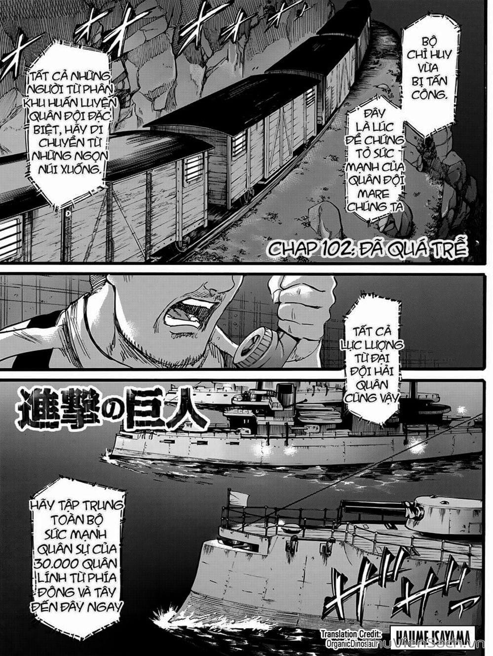Truyện Tranh Đại Chiến Titan - Attack On Titan trang 8