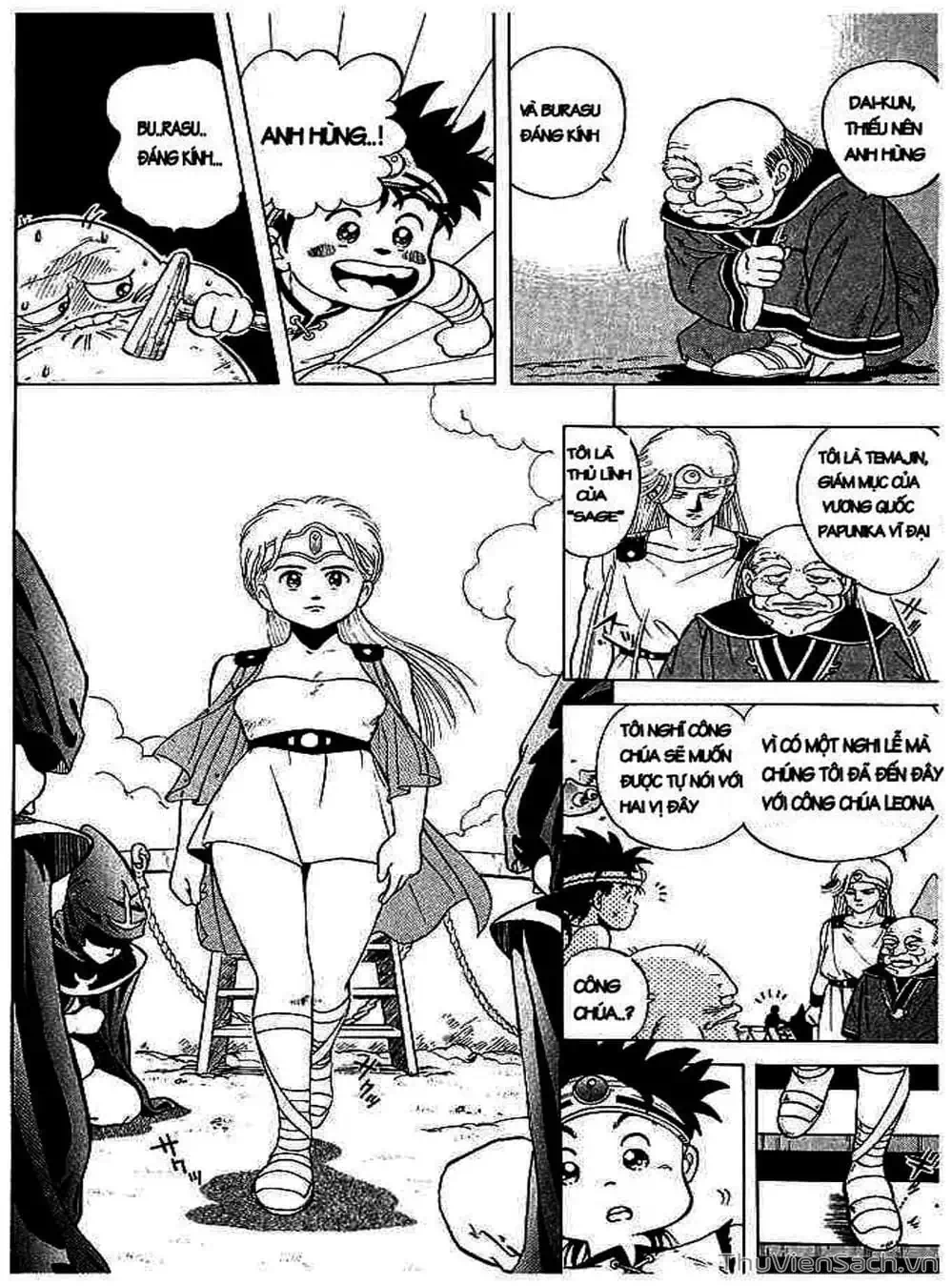Truyện Tranh Dấu Ấn Rồng Thiêng - Dragon Quest trang 4