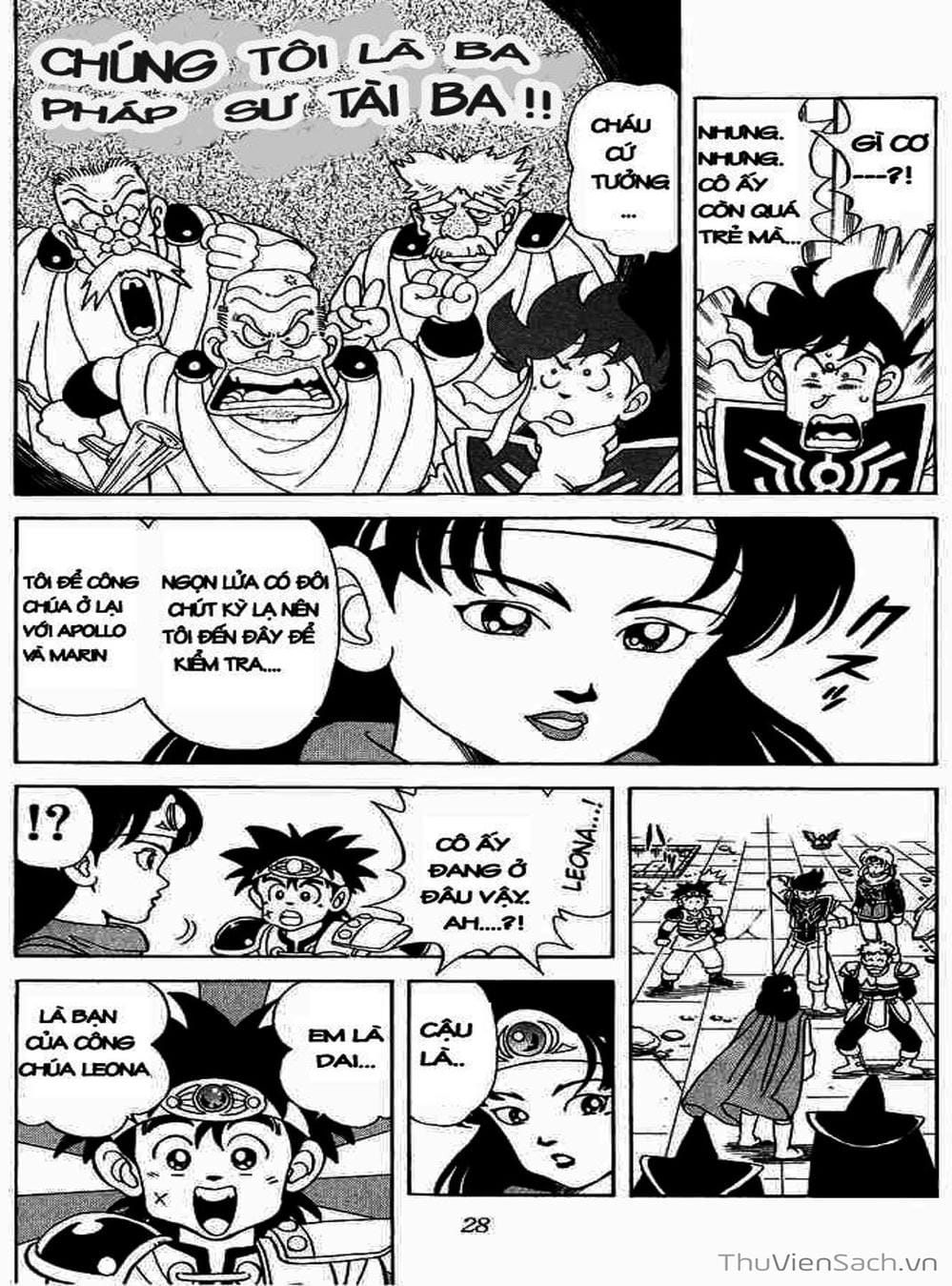 Truyện Tranh Dấu Ấn Rồng Thiêng - Dragon Quest trang 4