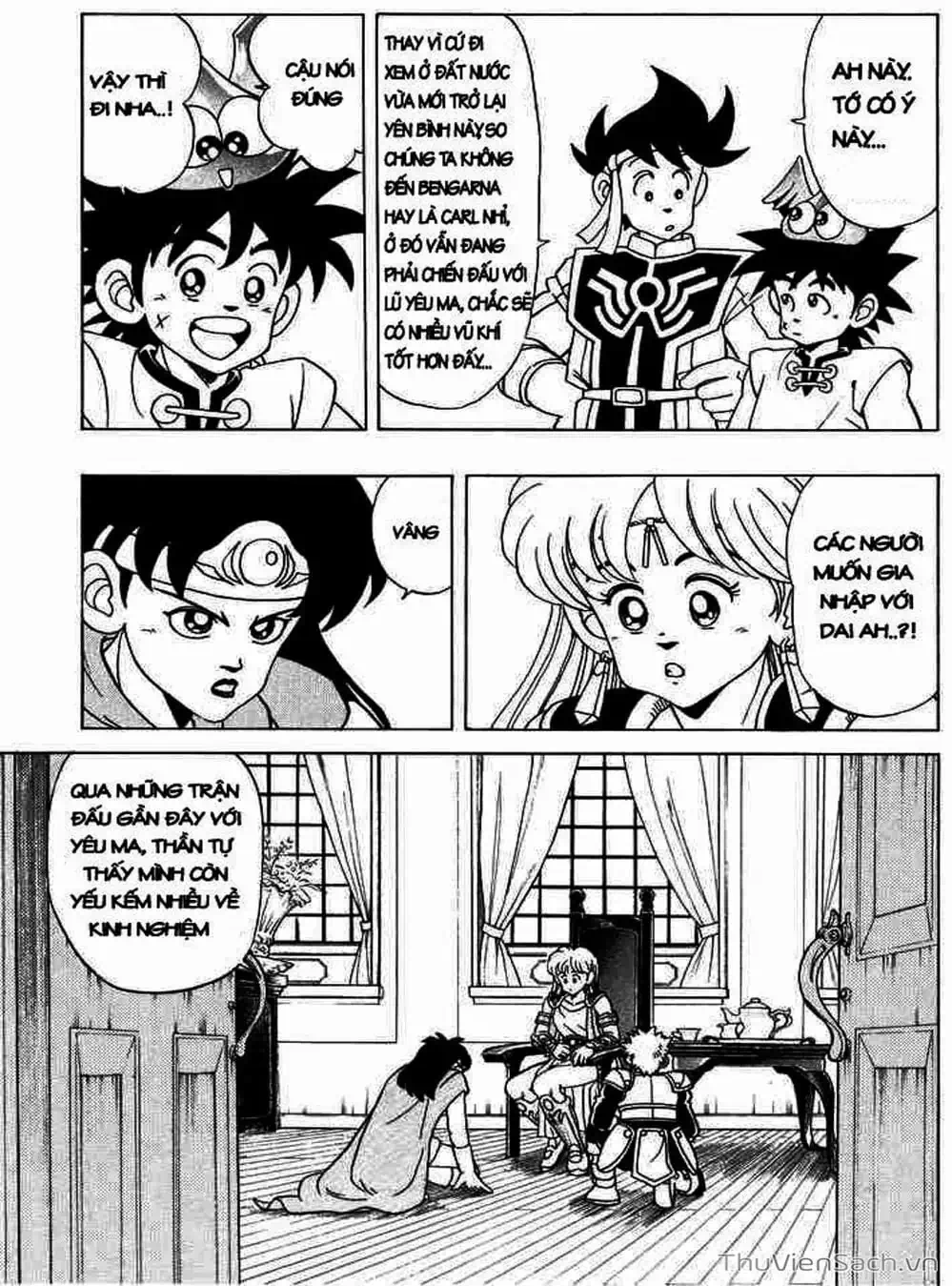 Truyện Tranh Dấu Ấn Rồng Thiêng - Dragon Quest trang 4