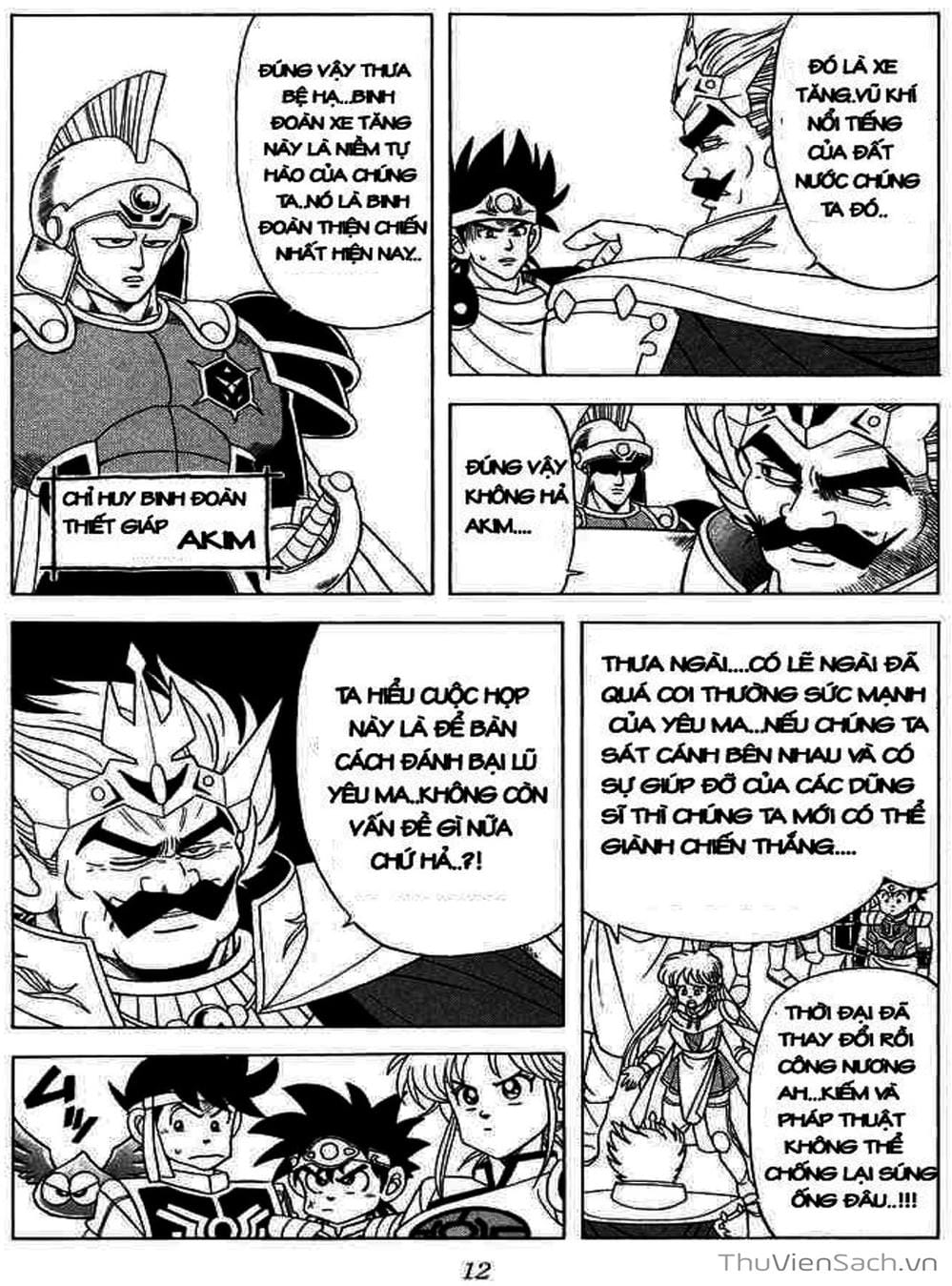 Truyện Tranh Dấu Ấn Rồng Thiêng - Dragon Quest trang 4