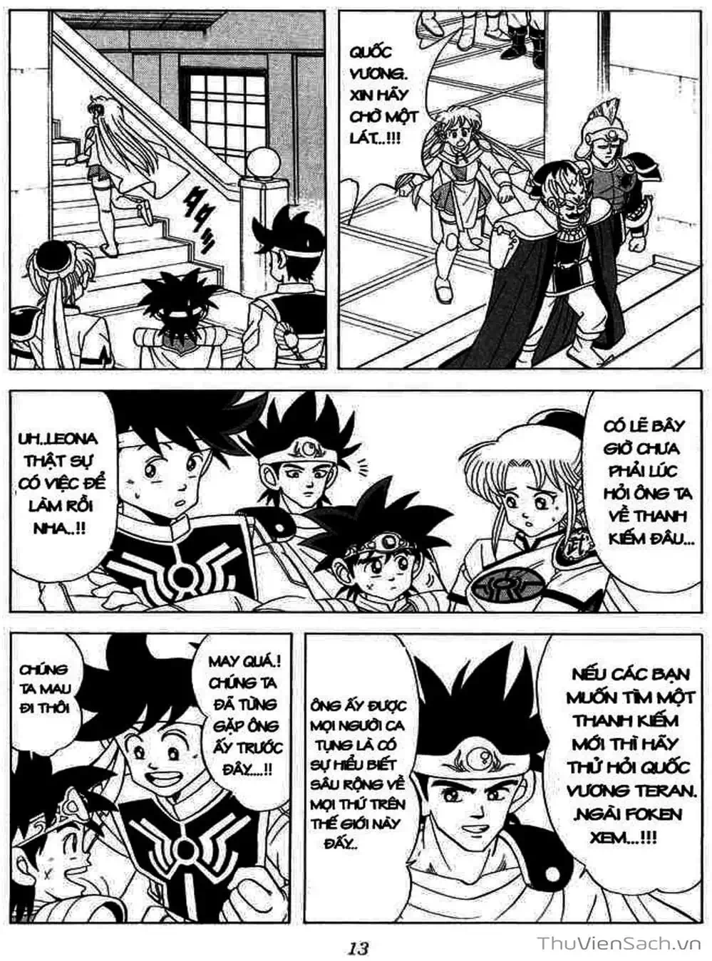 Truyện Tranh Dấu Ấn Rồng Thiêng - Dragon Quest trang 4