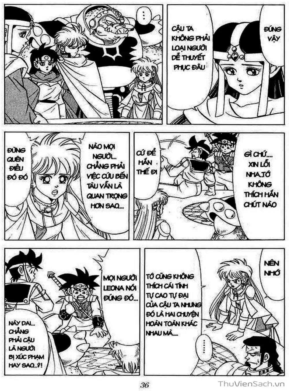 Truyện Tranh Dấu Ấn Rồng Thiêng - Dragon Quest trang 4