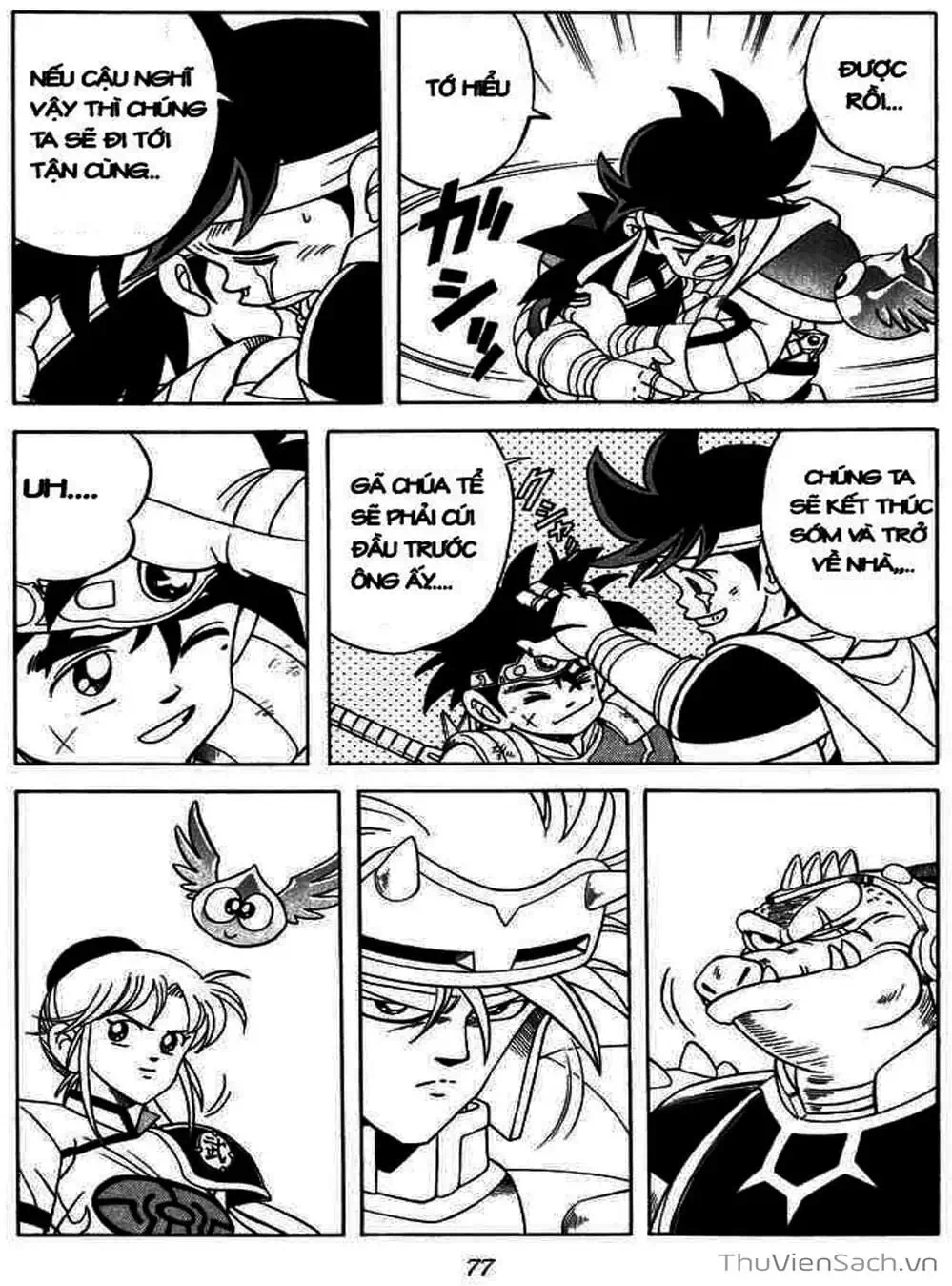 Truyện Tranh Dấu Ấn Rồng Thiêng - Dragon Quest trang 4