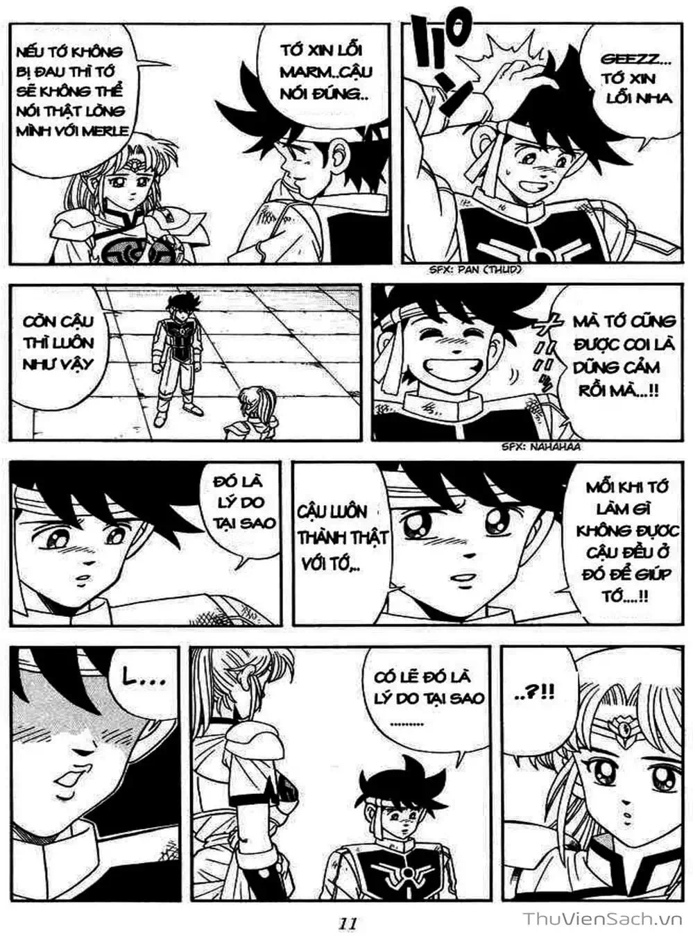 Truyện Tranh Dấu Ấn Rồng Thiêng - Dragon Quest trang 4