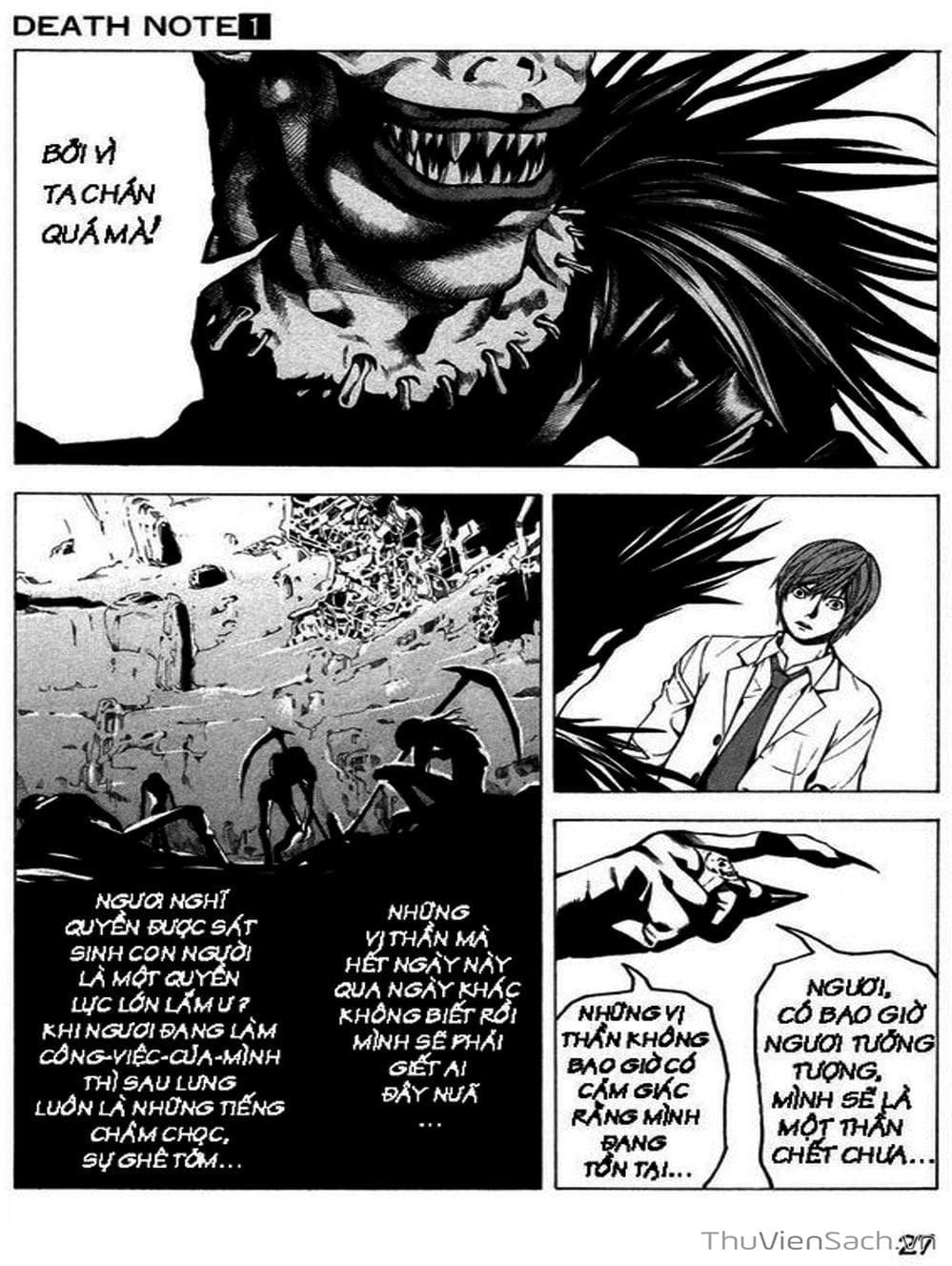 Truyện Tranh Cuốn Sổ Thiên Mệnh - Death Note trang 28