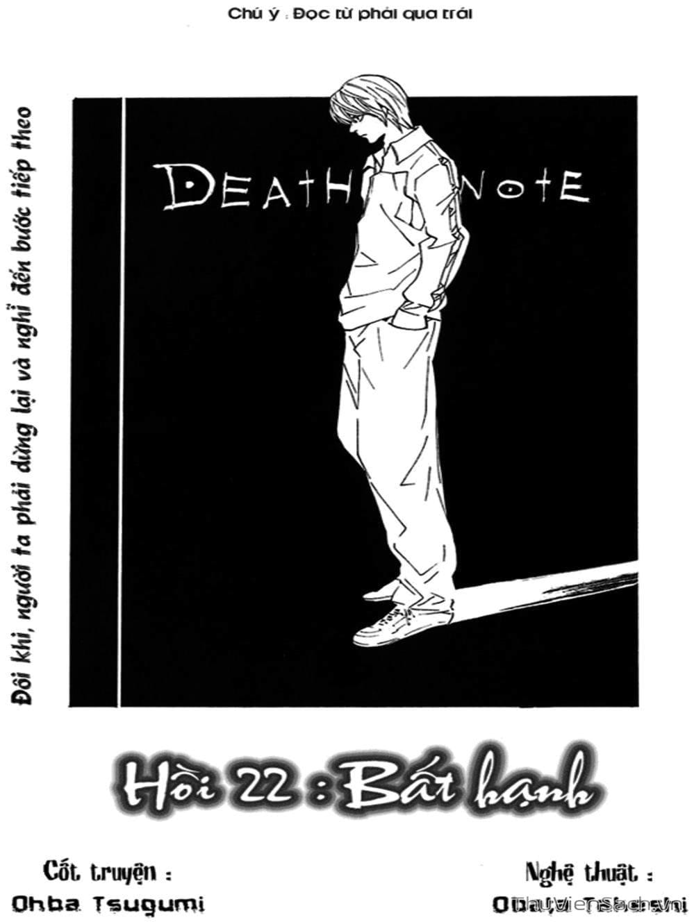 Truyện Tranh Cuốn Sổ Thiên Mệnh - Death Note trang 485