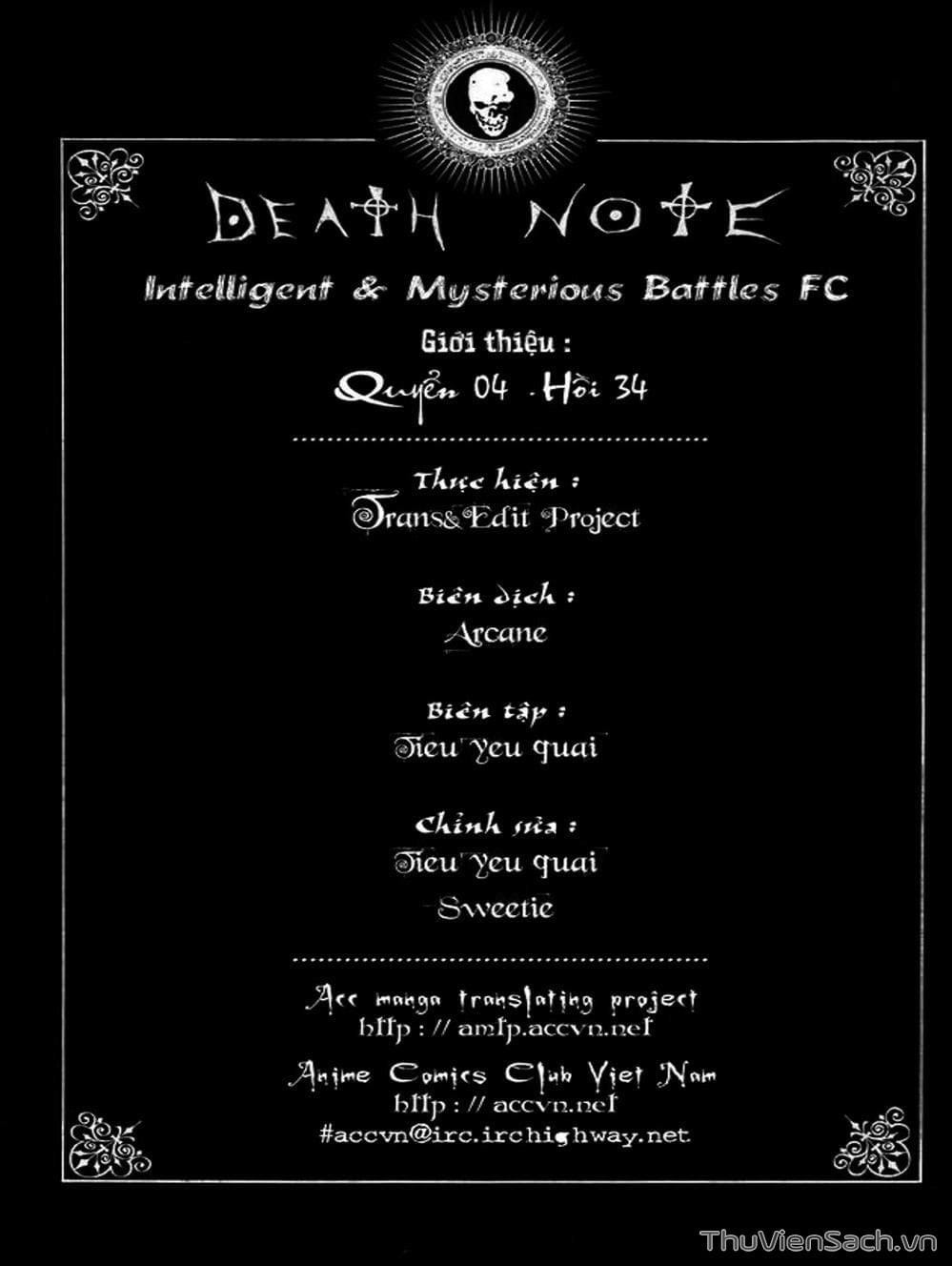 Truyện Tranh Cuốn Sổ Thiên Mệnh - Death Note trang 750