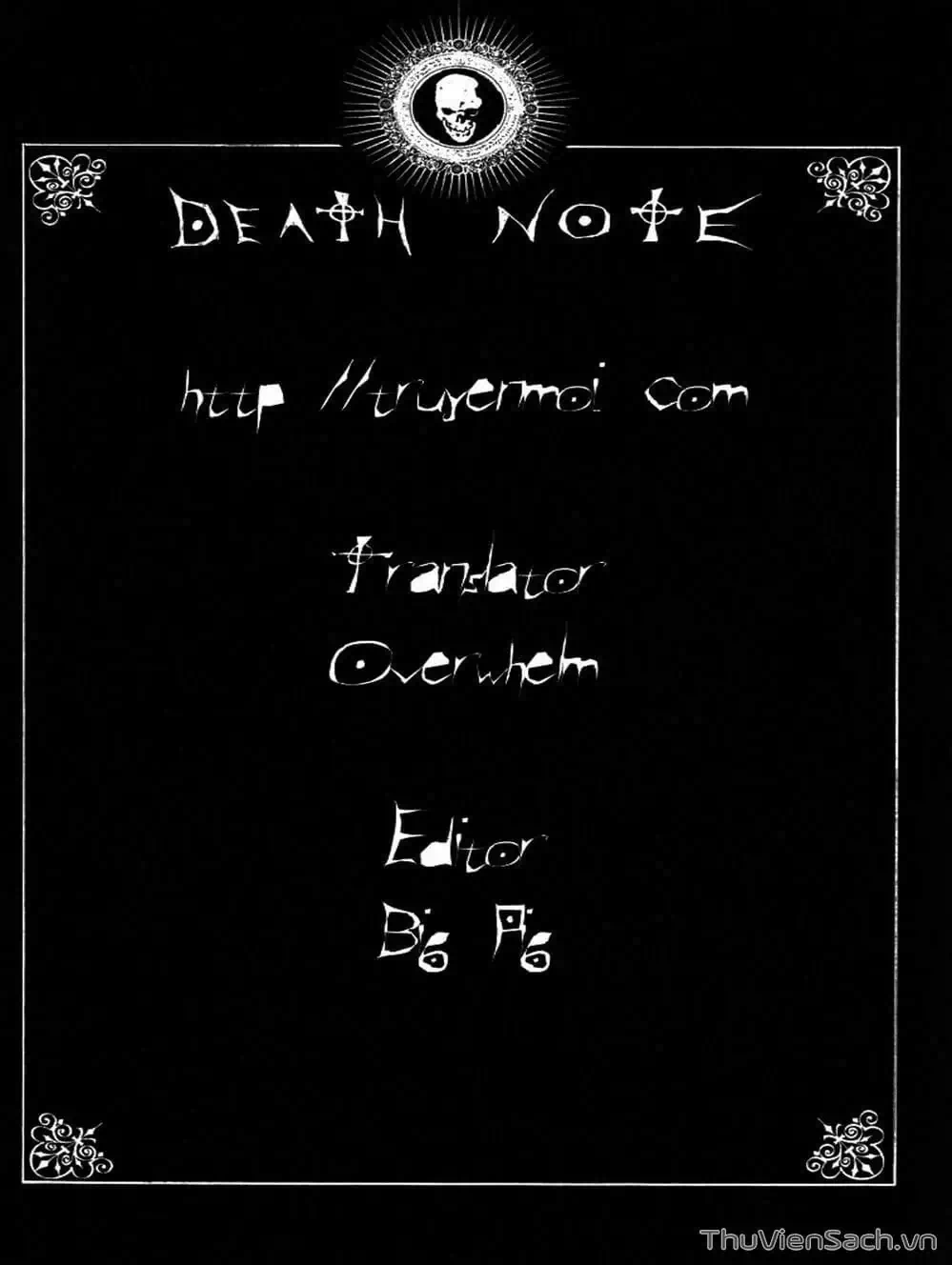 Truyện Tranh Cuốn Sổ Thiên Mệnh - Death Note trang 3