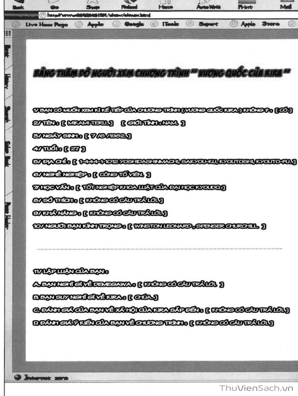 Truyện Tranh Cuốn Sổ Thiên Mệnh - Death Note trang 3