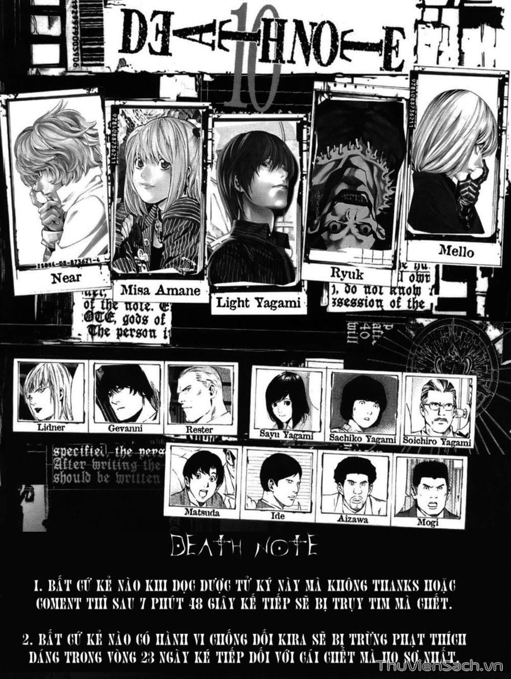 Truyện Tranh Cuốn Sổ Thiên Mệnh - Death Note trang 1820