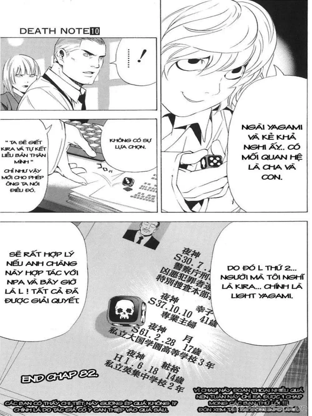 Truyện Tranh Cuốn Sổ Thiên Mệnh - Death Note trang 3