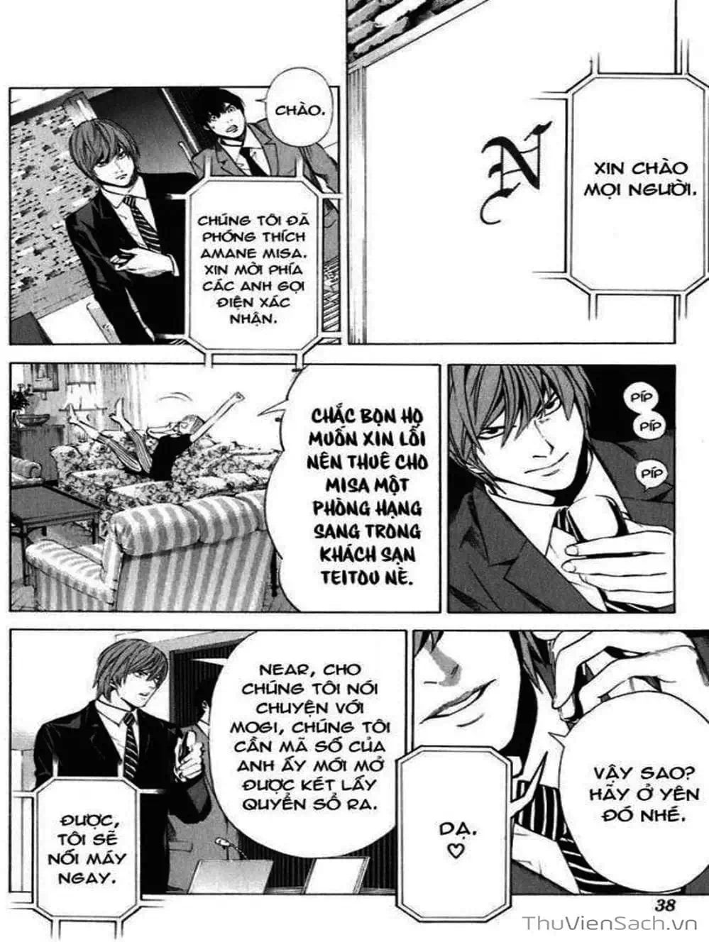 Truyện Tranh Cuốn Sổ Thiên Mệnh - Death Note trang 3