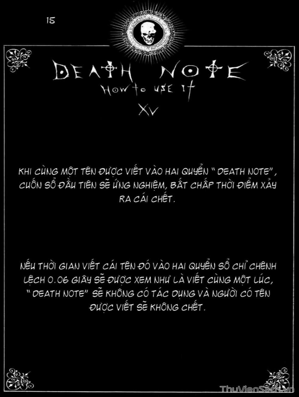Truyện Tranh Cuốn Sổ Thiên Mệnh - Death Note trang 3