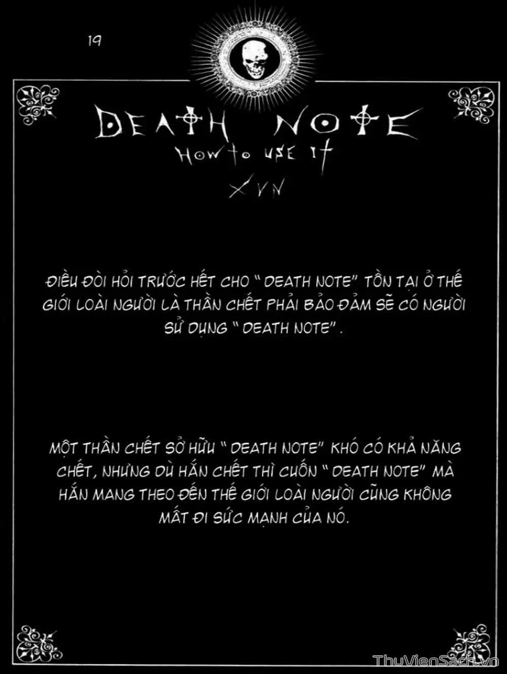 Truyện Tranh Cuốn Sổ Thiên Mệnh - Death Note trang 3