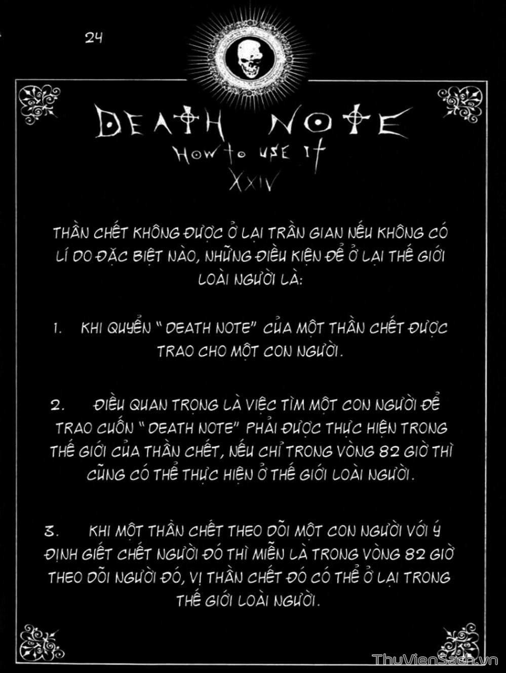 Truyện Tranh Cuốn Sổ Thiên Mệnh - Death Note trang 3