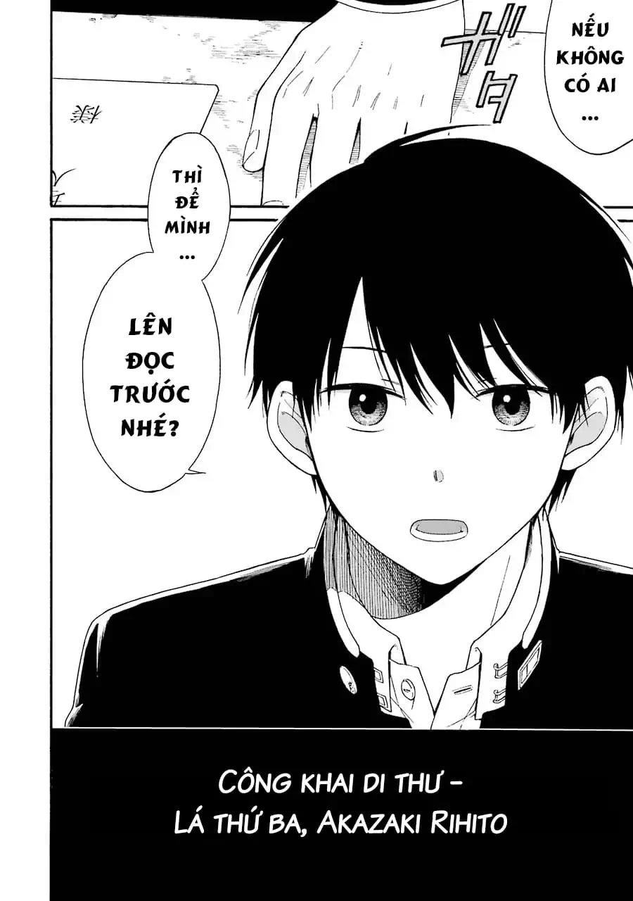 Truyện Tranh Di Thư Trên Bàn - A Message To The Desk trang 6