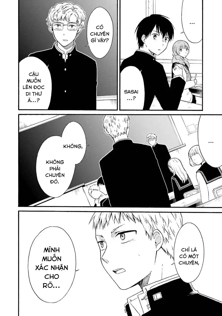 Truyện Tranh Di Thư Trên Bàn - A Message To The Desk trang 6
