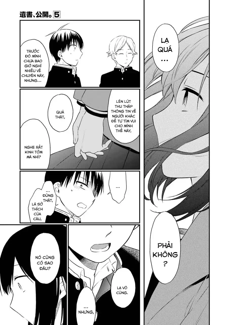 Truyện Tranh Di Thư Trên Bàn - A Message To The Desk trang 6