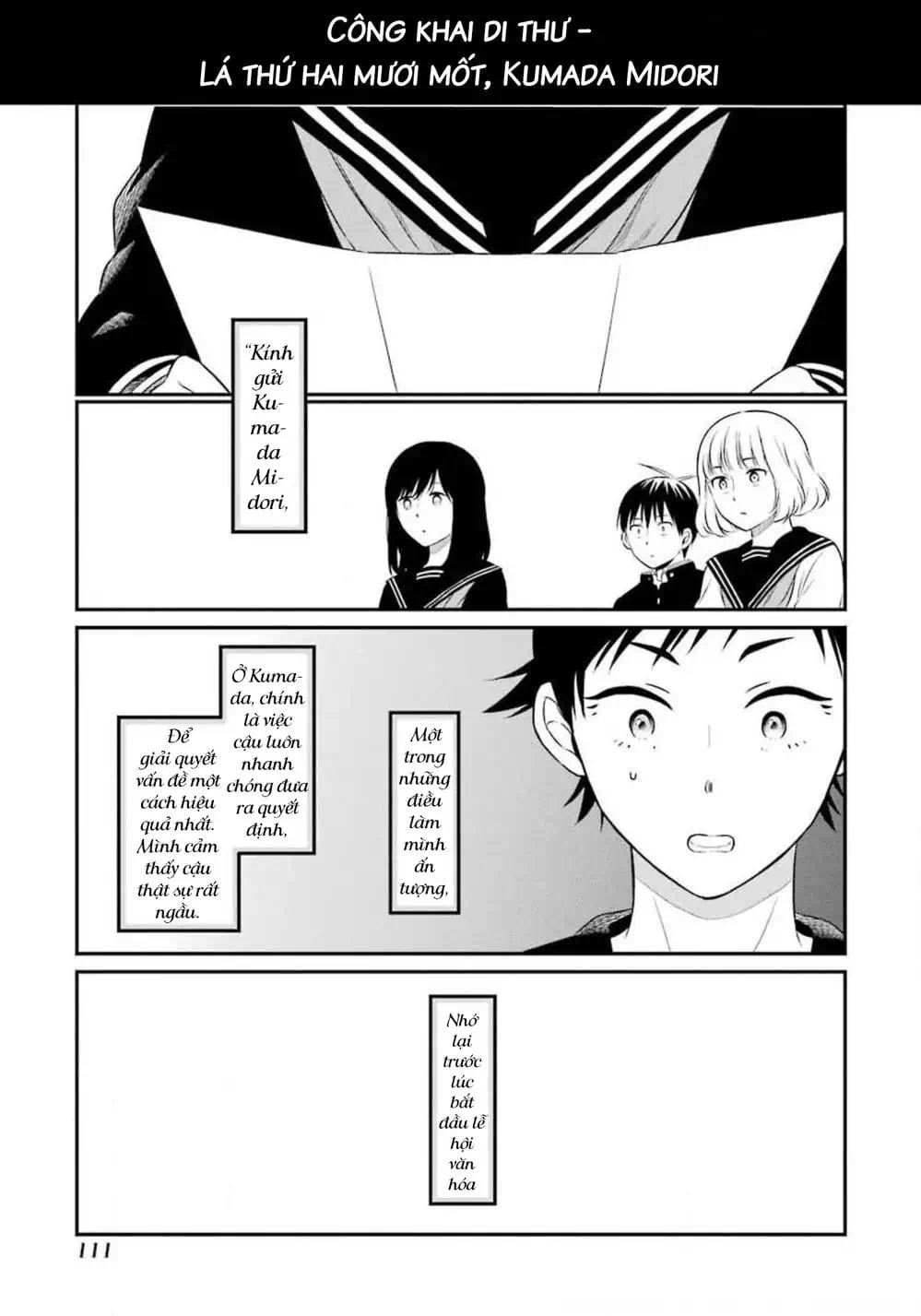 Truyện Tranh Di Thư Trên Bàn - A Message To The Desk trang 6