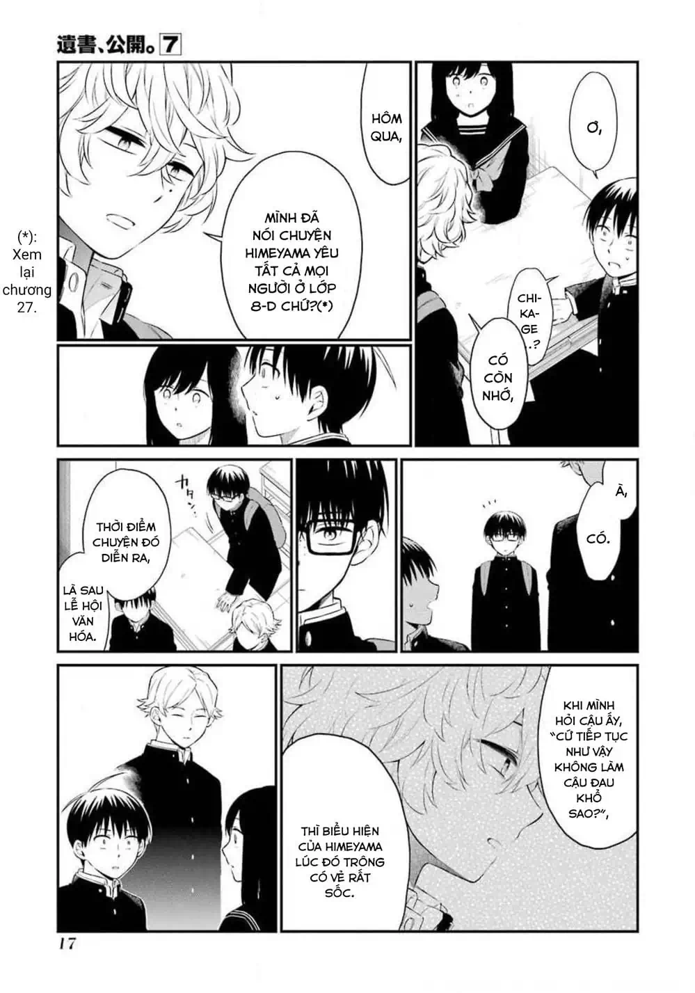 Truyện Tranh Di Thư Trên Bàn - A Message To The Desk trang 6