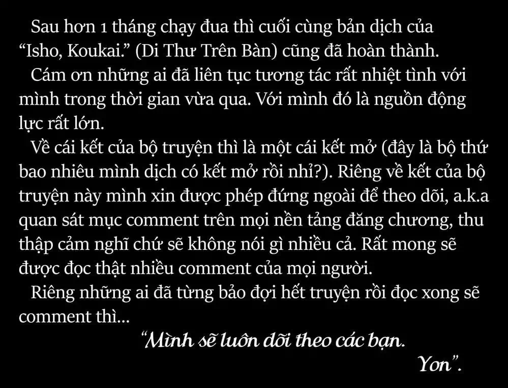 Truyện Tranh Di Thư Trên Bàn - A Message To The Desk trang 6