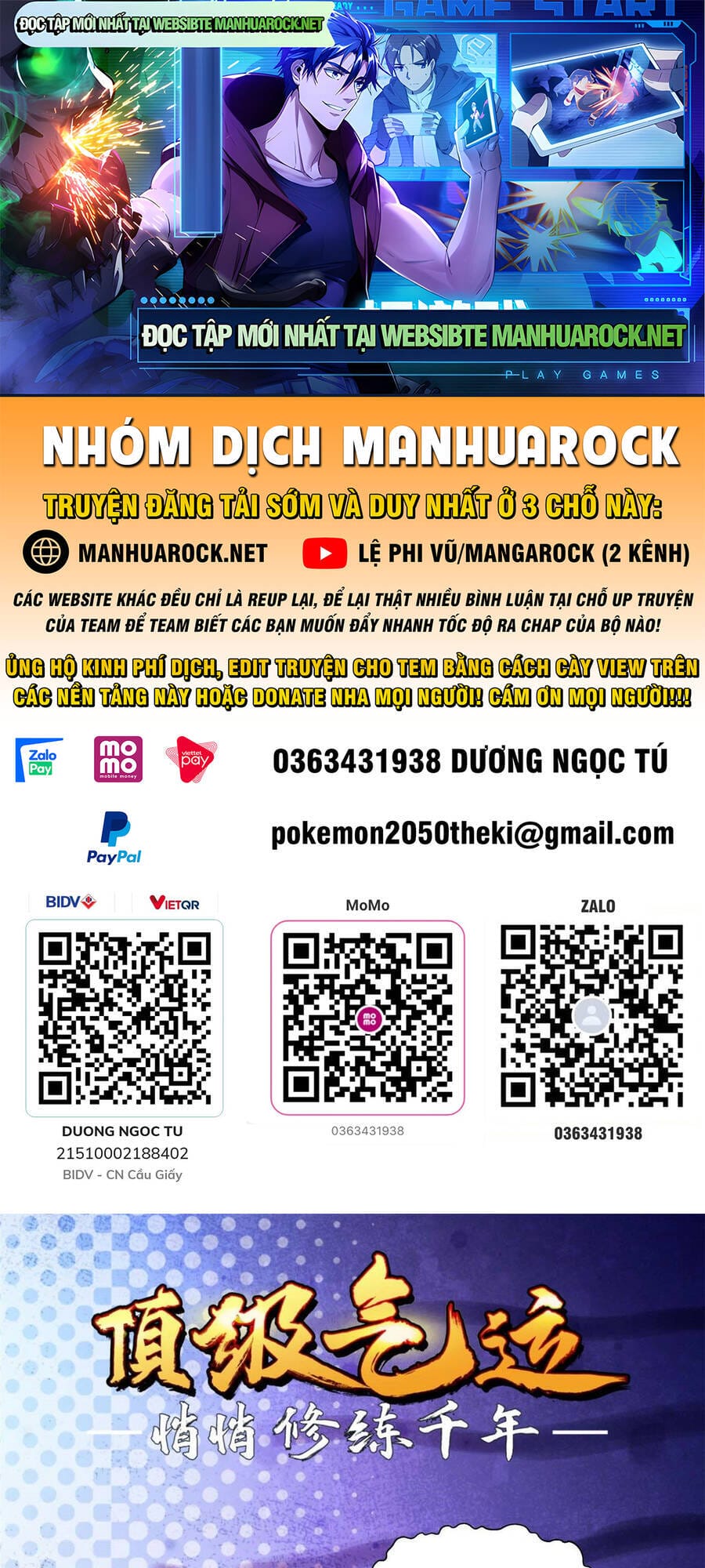 Truyện Tranh Đỉnh Cấp Khí Vận, Lặng Lẽ Tu Luyện Ngàn Năm trang 6