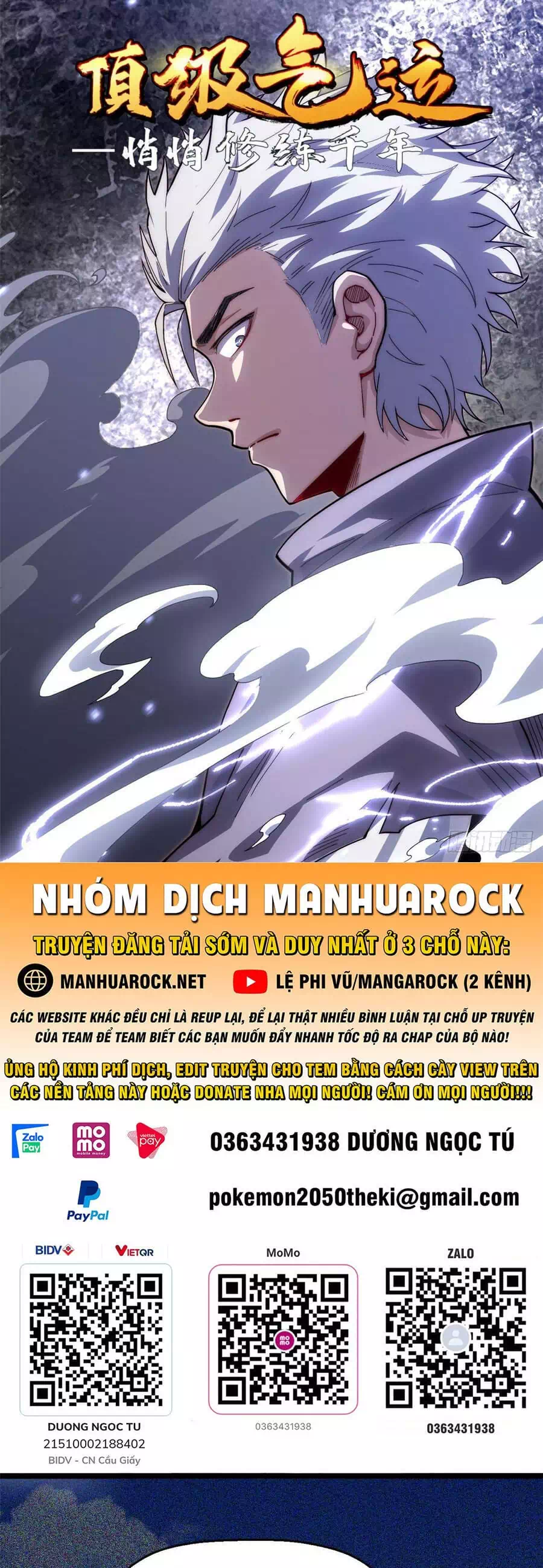 Truyện Tranh Đỉnh Cấp Khí Vận, Lặng Lẽ Tu Luyện Ngàn Năm trang 6