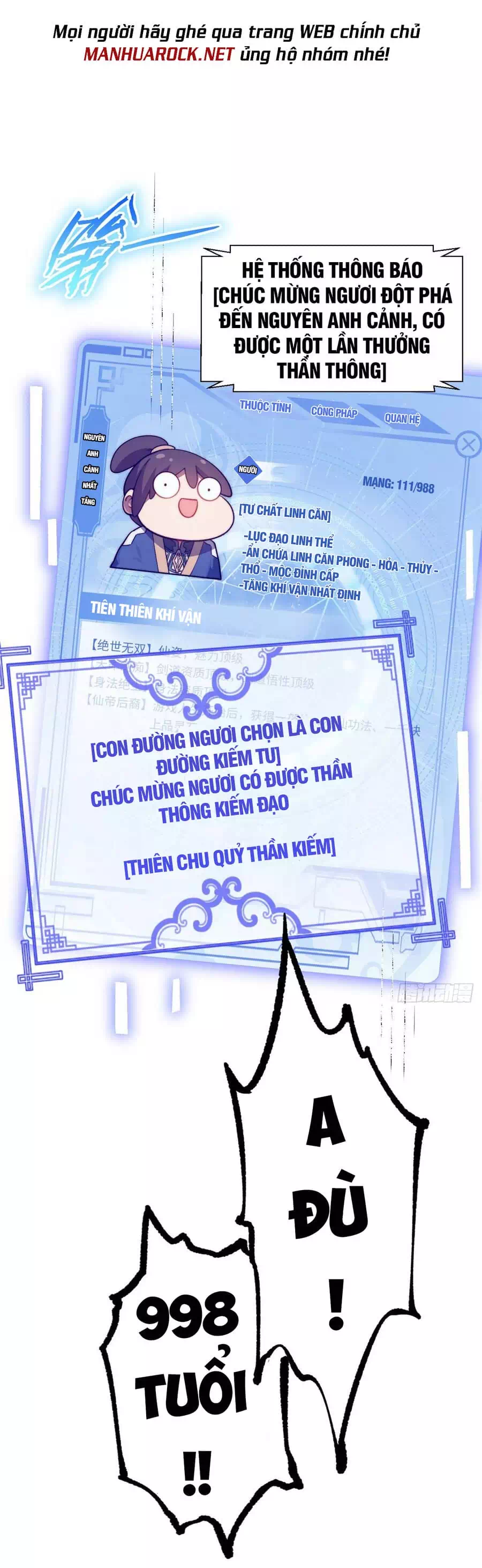 Truyện Tranh Đỉnh Cấp Khí Vận, Lặng Lẽ Tu Luyện Ngàn Năm trang 6