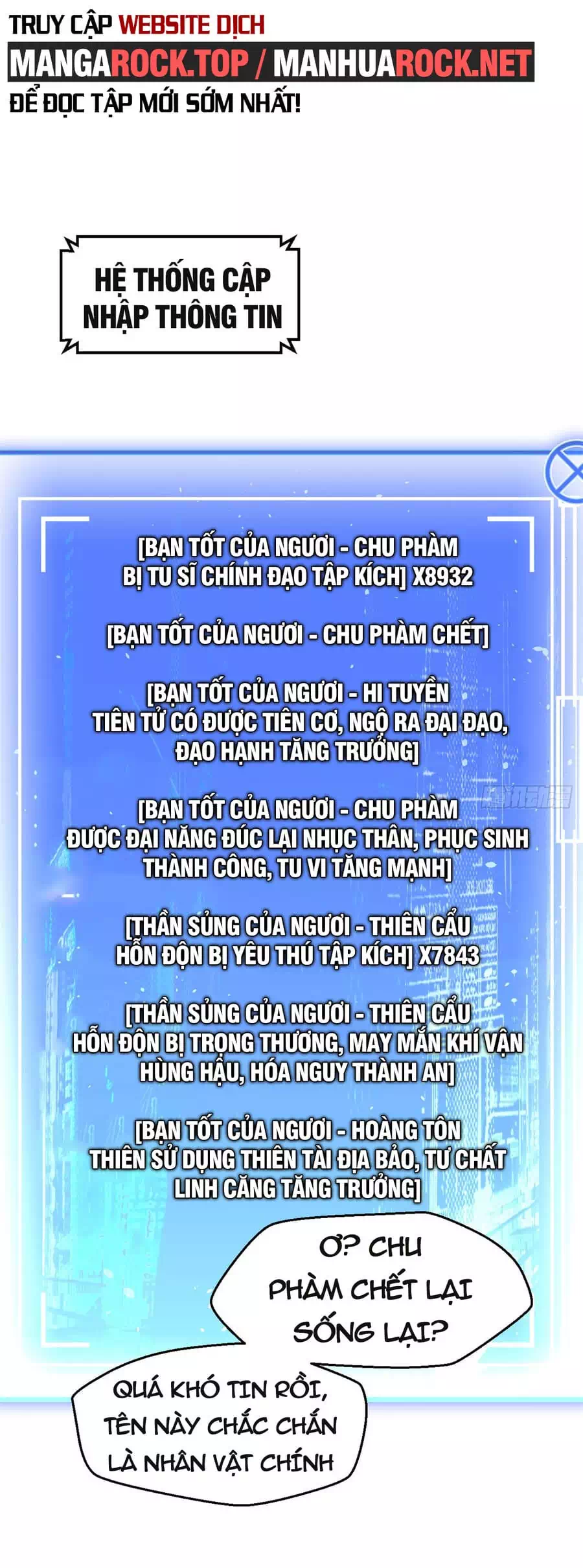 Truyện Tranh Đỉnh Cấp Khí Vận, Lặng Lẽ Tu Luyện Ngàn Năm trang 6