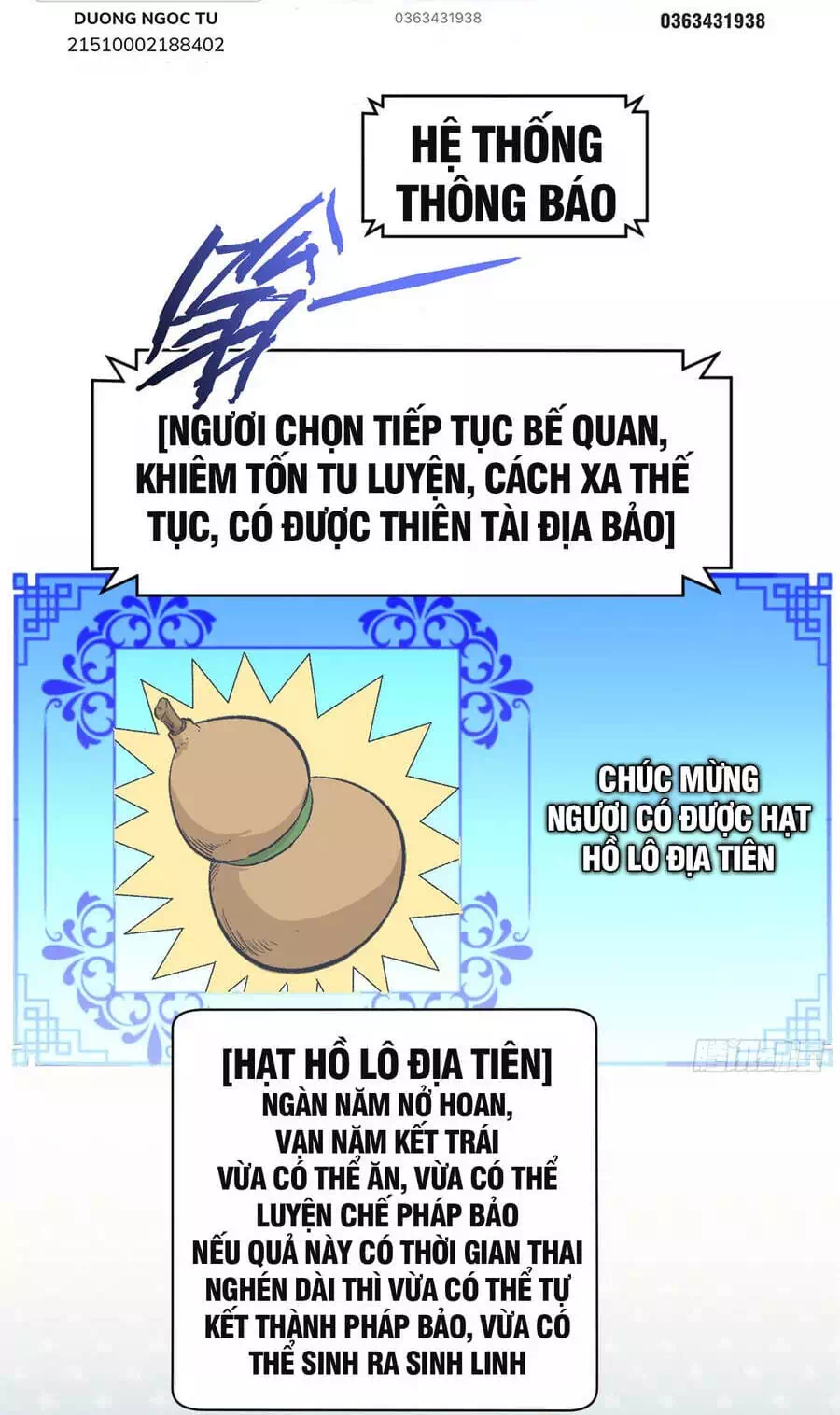 Truyện Tranh Đỉnh Cấp Khí Vận, Lặng Lẽ Tu Luyện Ngàn Năm trang 6