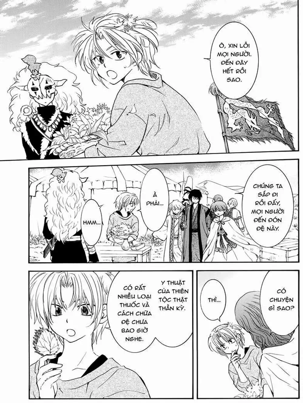 Truyện Tranh Đóa Hoa Bùng Cháy - Yona Of The Dawn trang 7