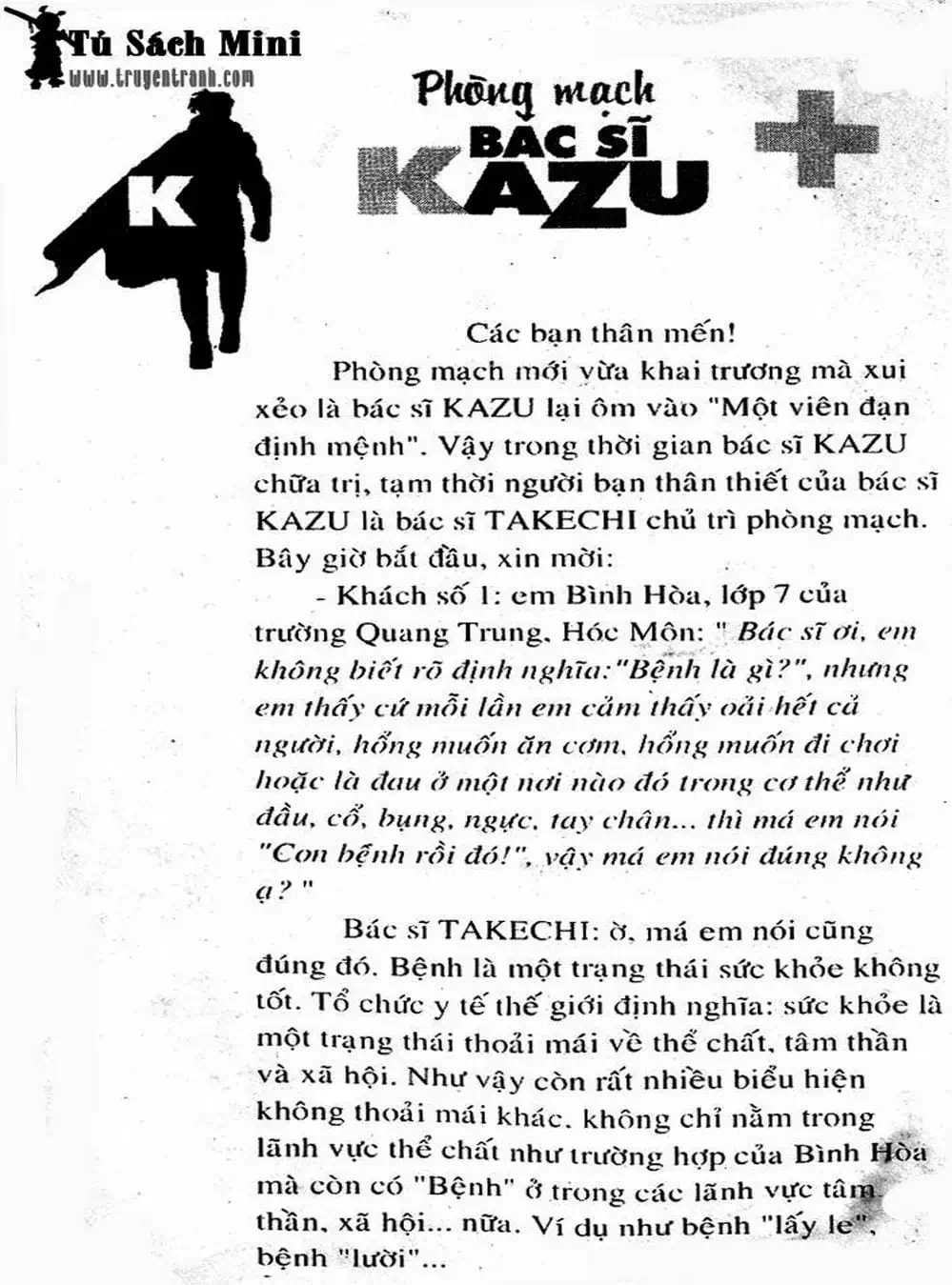 Truyện Tranh Bác Sĩ K - Doctor K trang 3