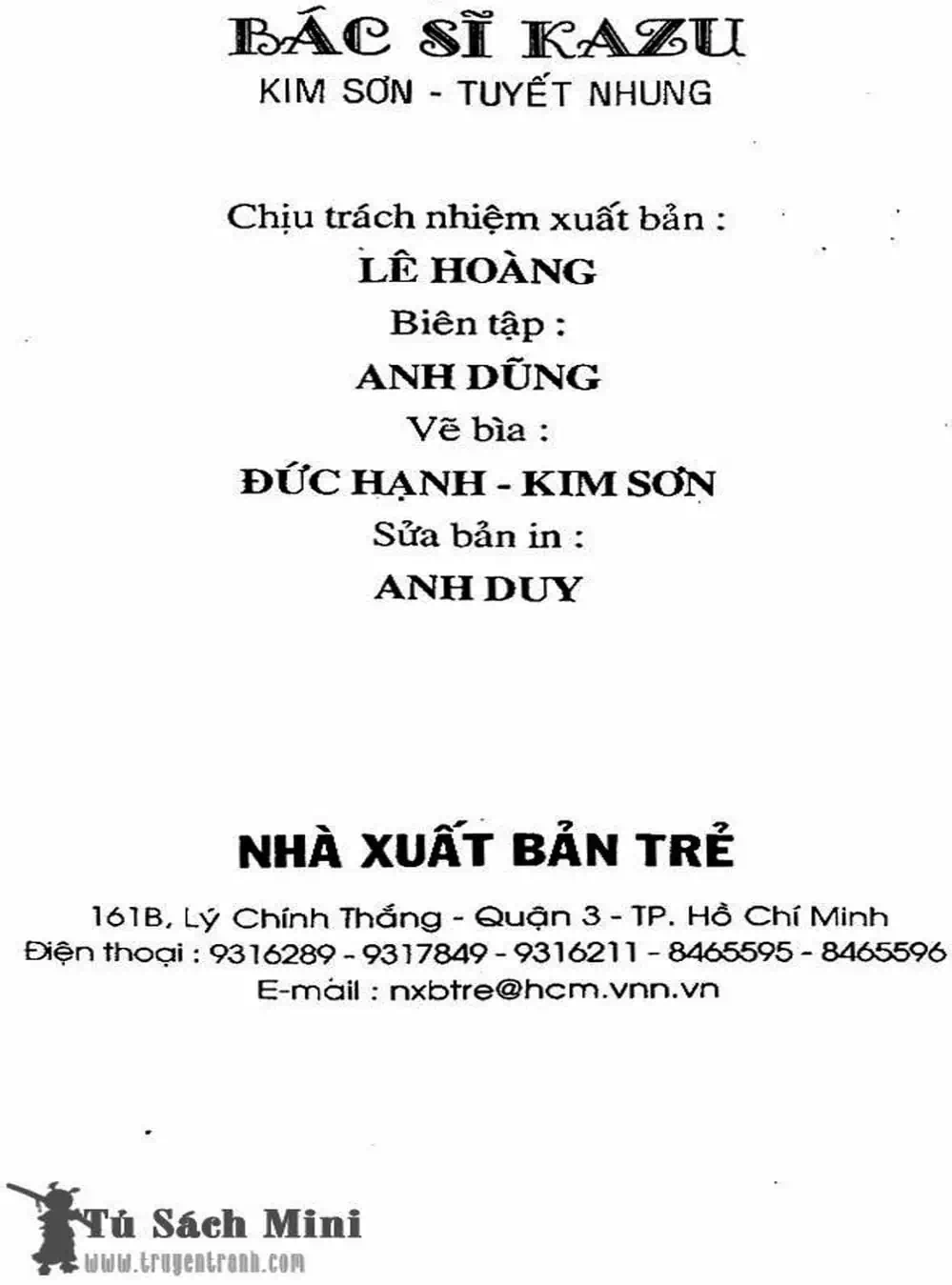 Truyện Tranh Bác Sĩ K - Doctor K trang 3