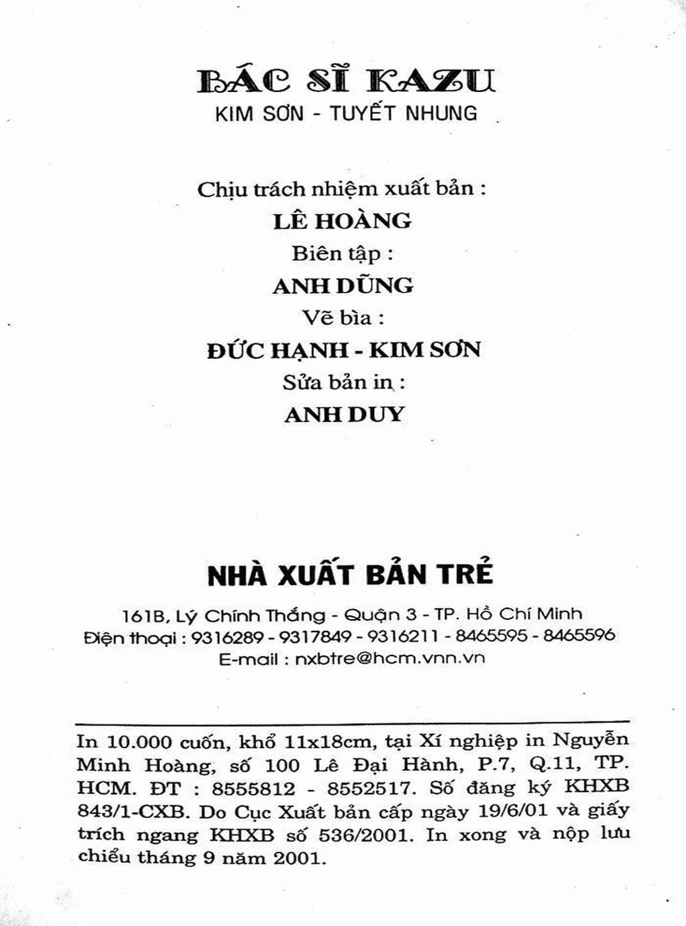 Truyện Tranh Bác Sĩ K - Doctor K trang 3