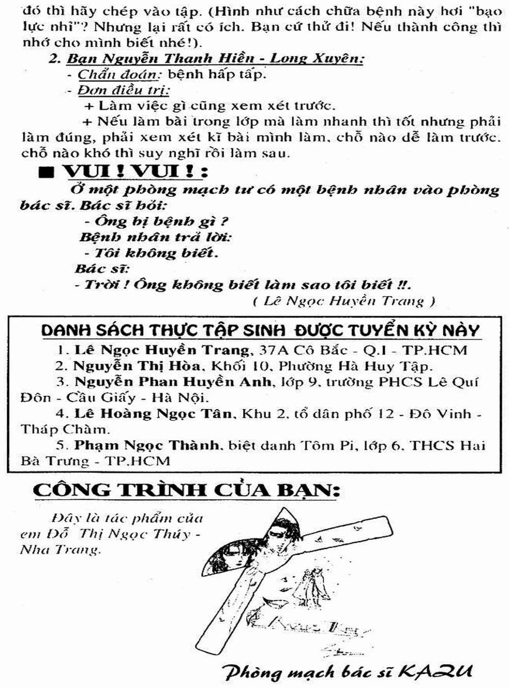 Truyện Tranh Bác Sĩ K - Doctor K trang 3