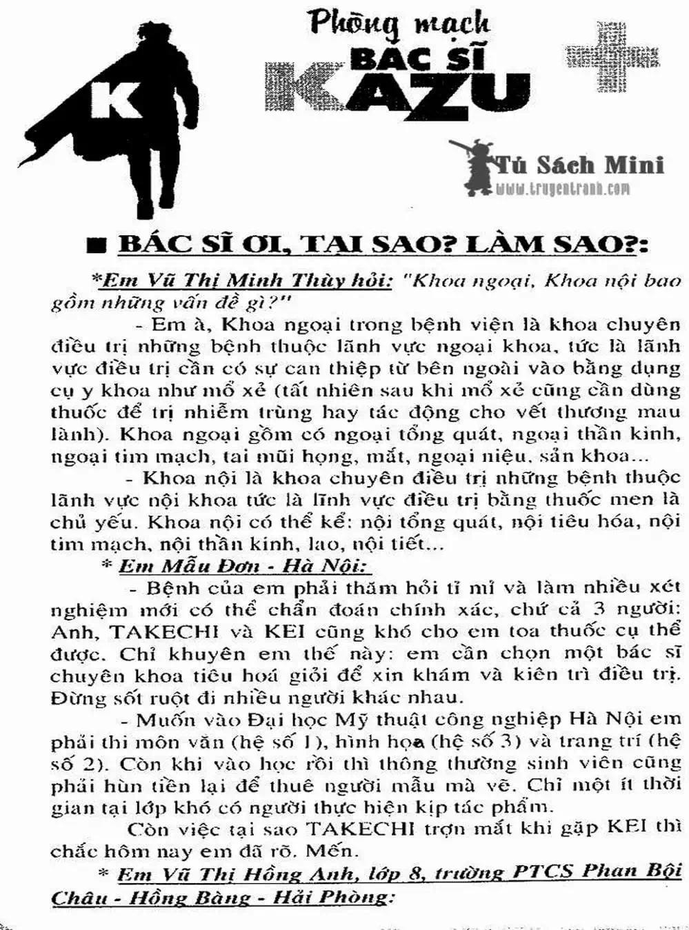 Truyện Tranh Bác Sĩ K - Doctor K trang 3