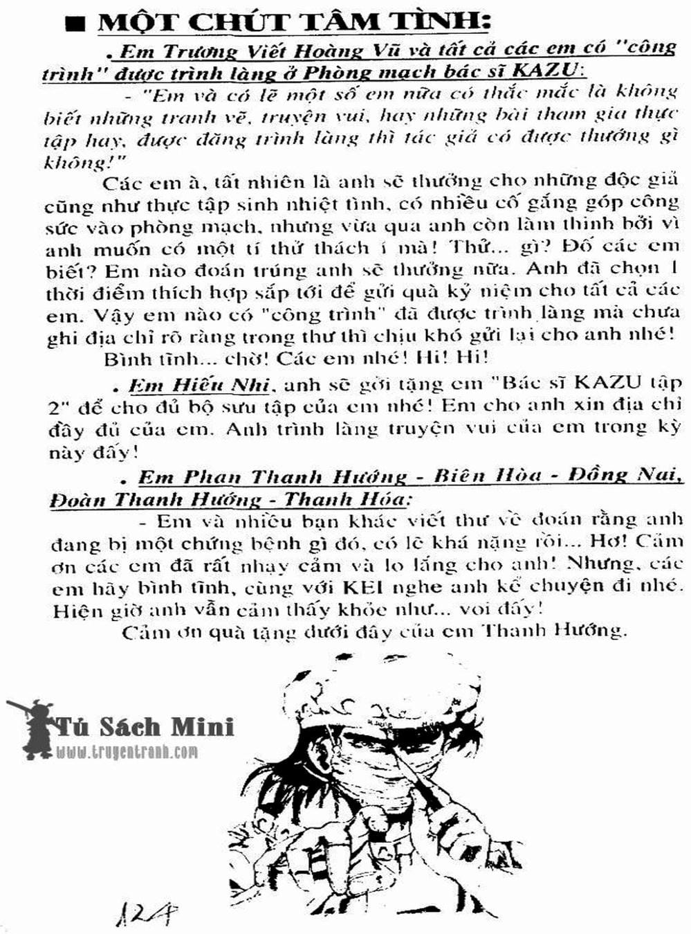 Truyện Tranh Bác Sĩ K - Doctor K trang 3