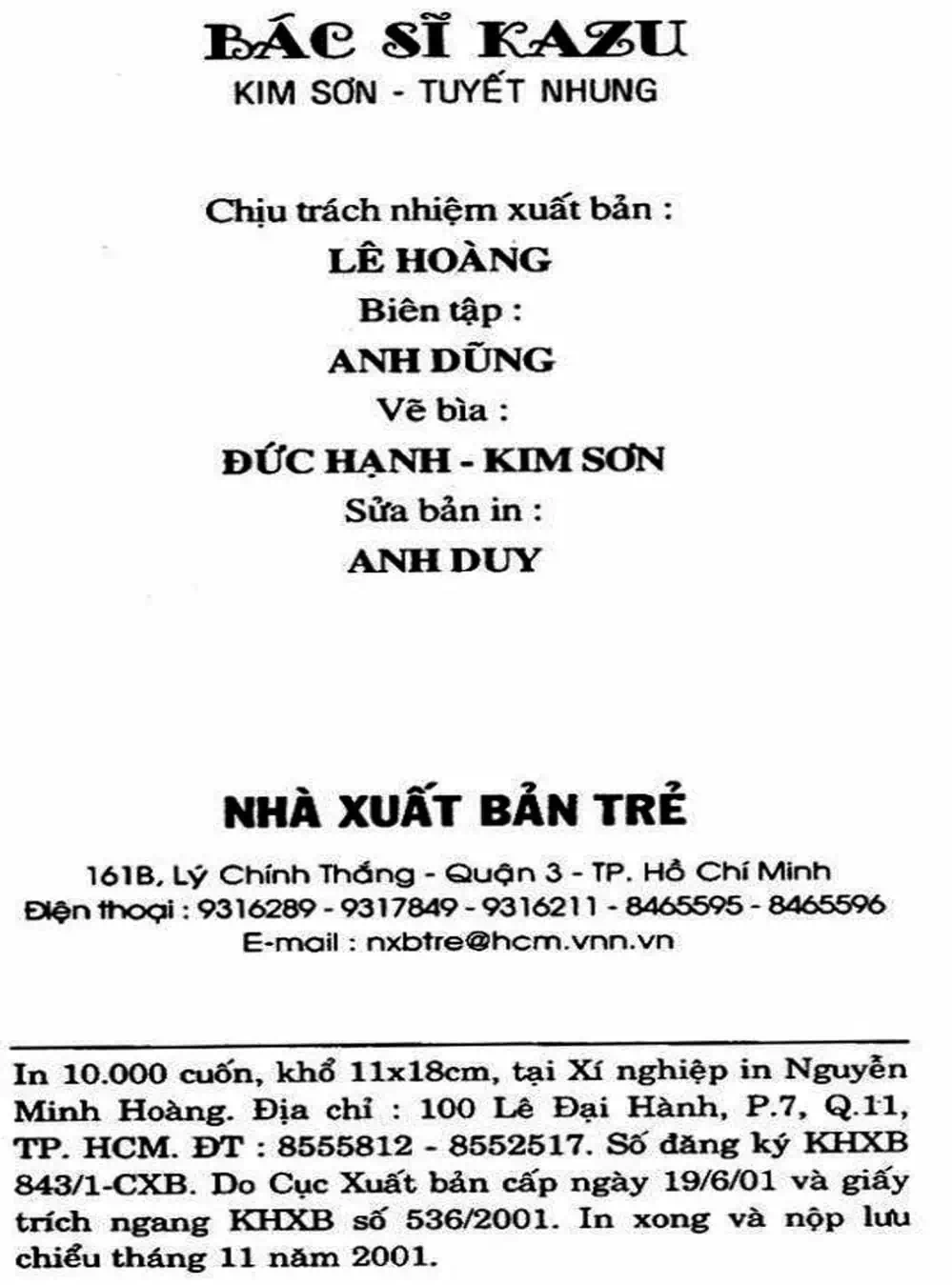 Truyện Tranh Bác Sĩ K - Doctor K trang 3