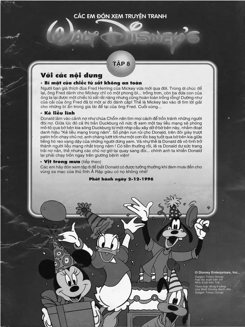 Truyện Tranh Donald Và Bạn Hữu trang 2