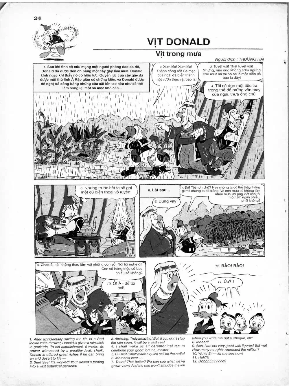Truyện Tranh Donald Và Bạn Hữu trang 2